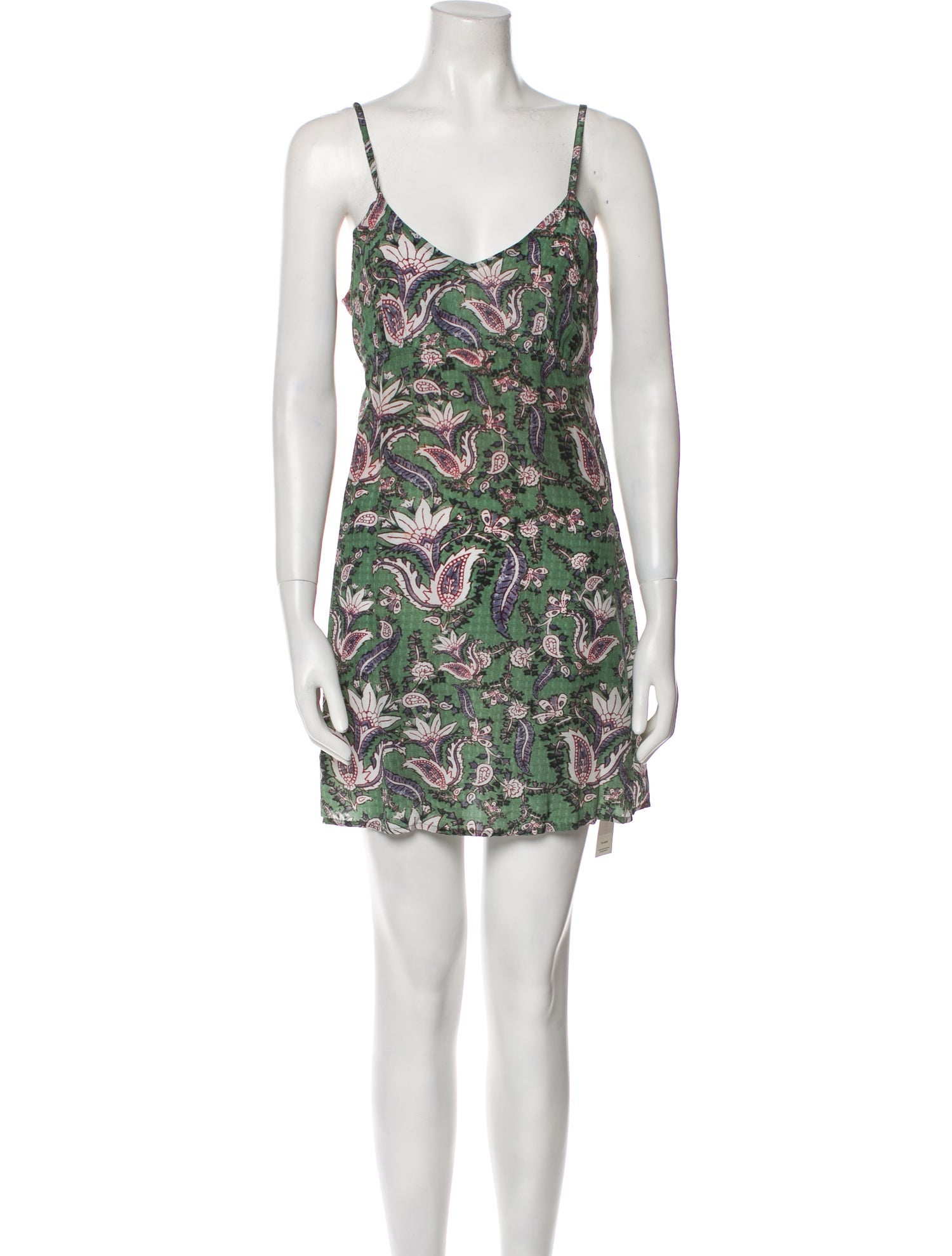 Hemant and Nandita Paisley Print Mini Dress