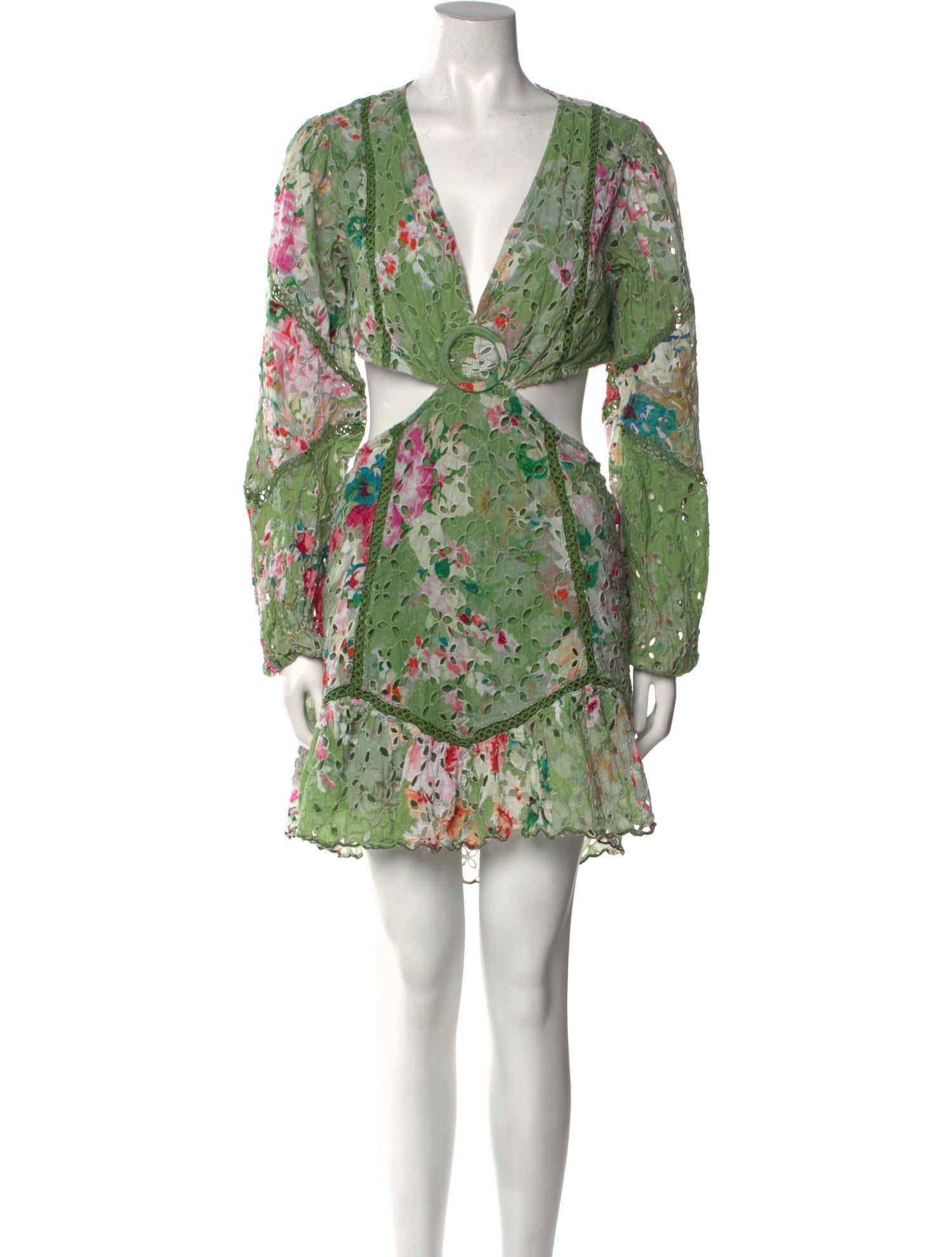 Hemant and Nandita Floral Print Knee-Length Dress