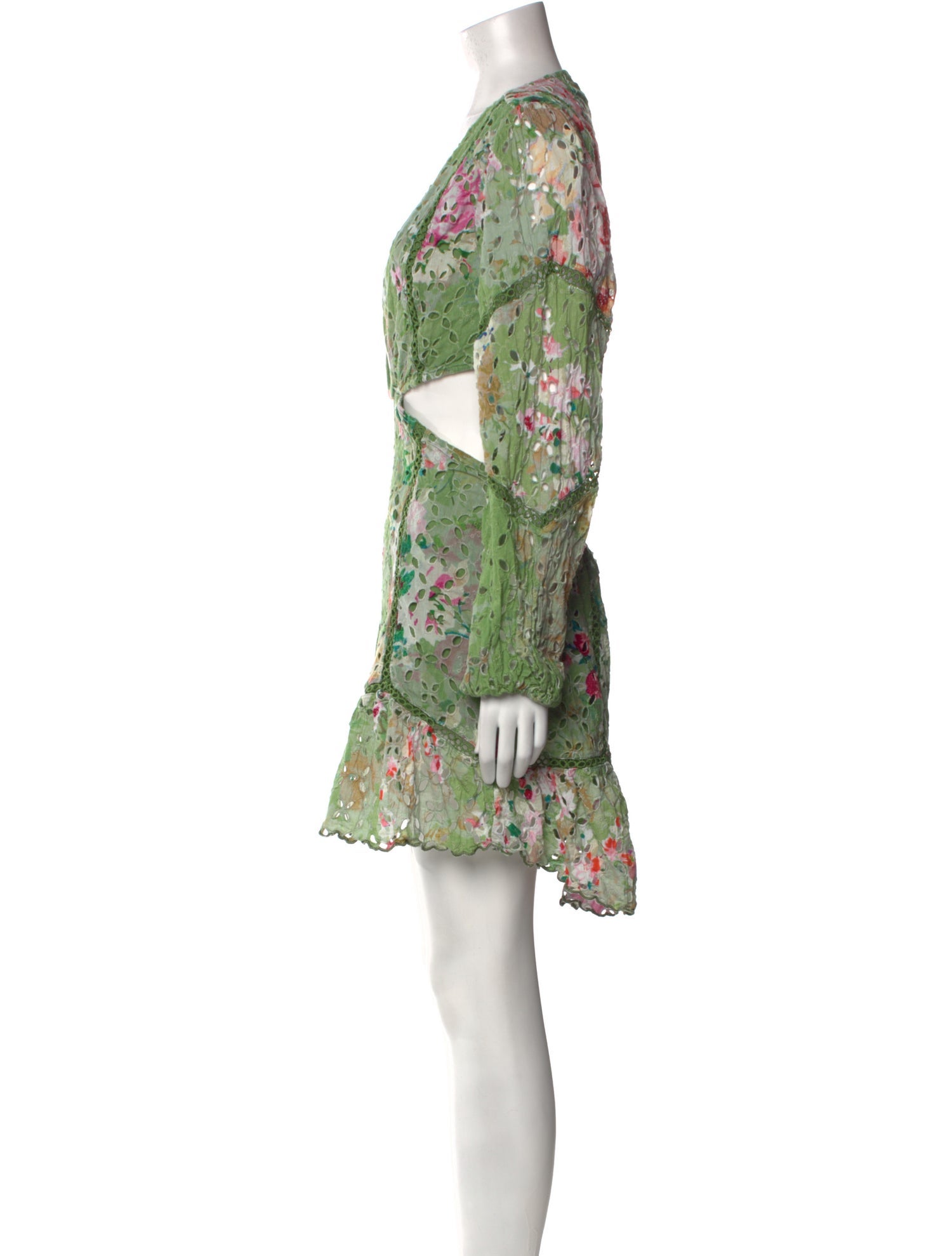 Hemant and Nandita Floral Print Knee-Length Dress