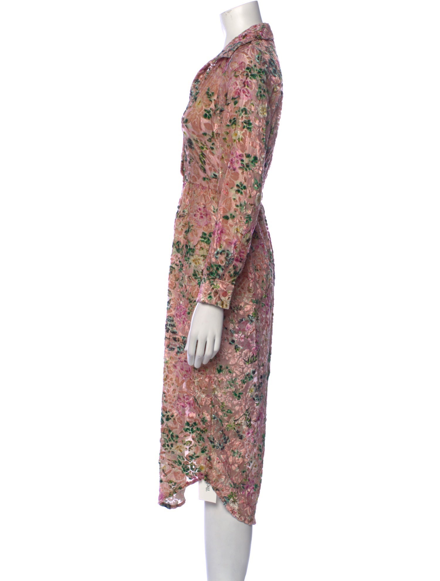 Hemant and Nandita Floral Print Long Dress