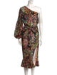 Hemant and Nandita Floral Print Midi Length Dress