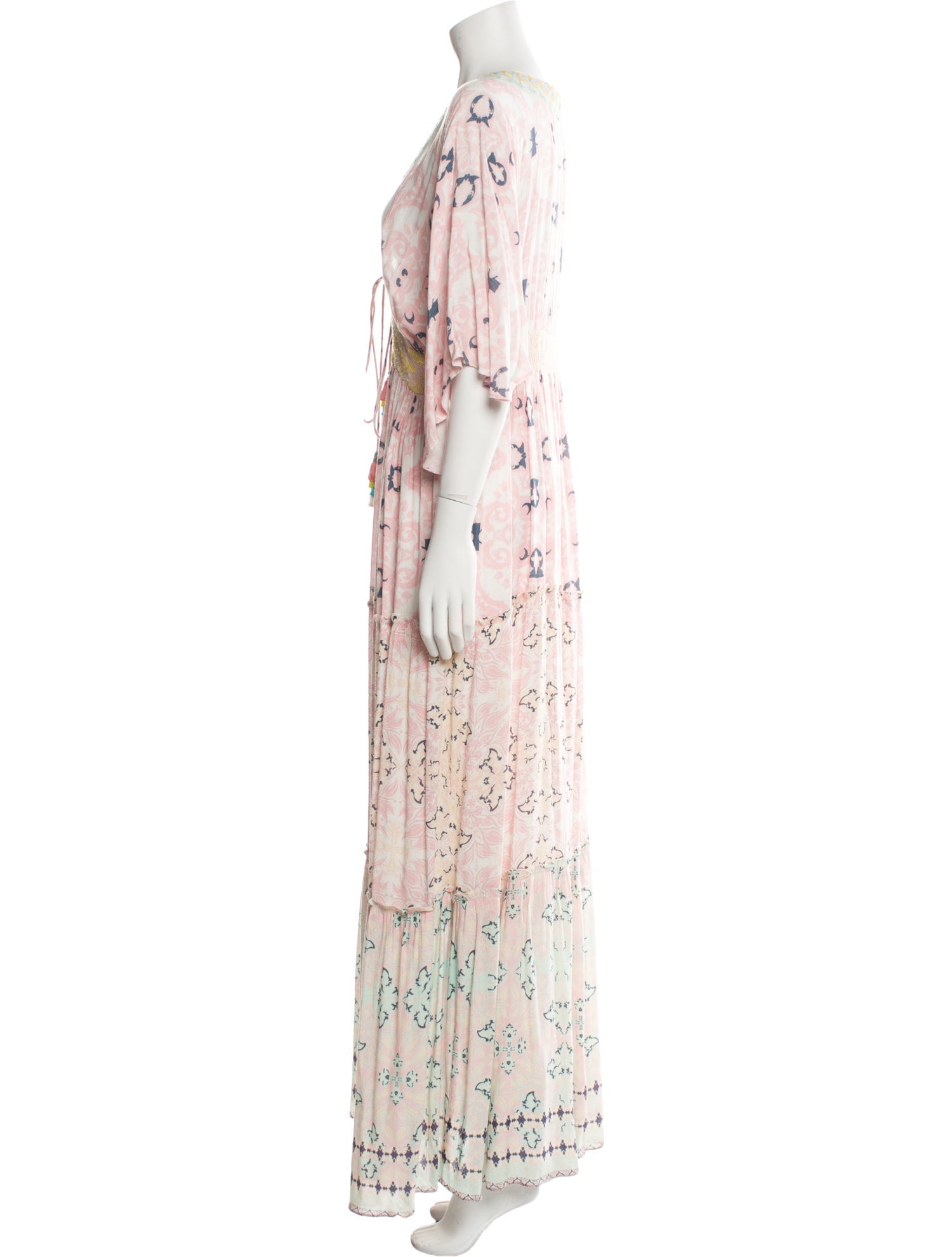 Hemant and Nandita Floral Print Long Dress