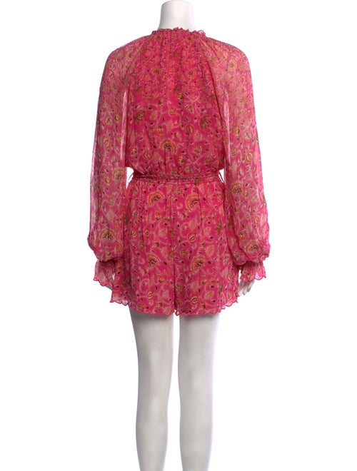 Hemant and Nandita Floral Print V-Neck Romper