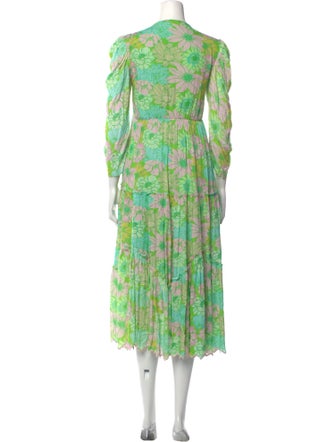 Hemant and Nandita Linen Midi Length Dress