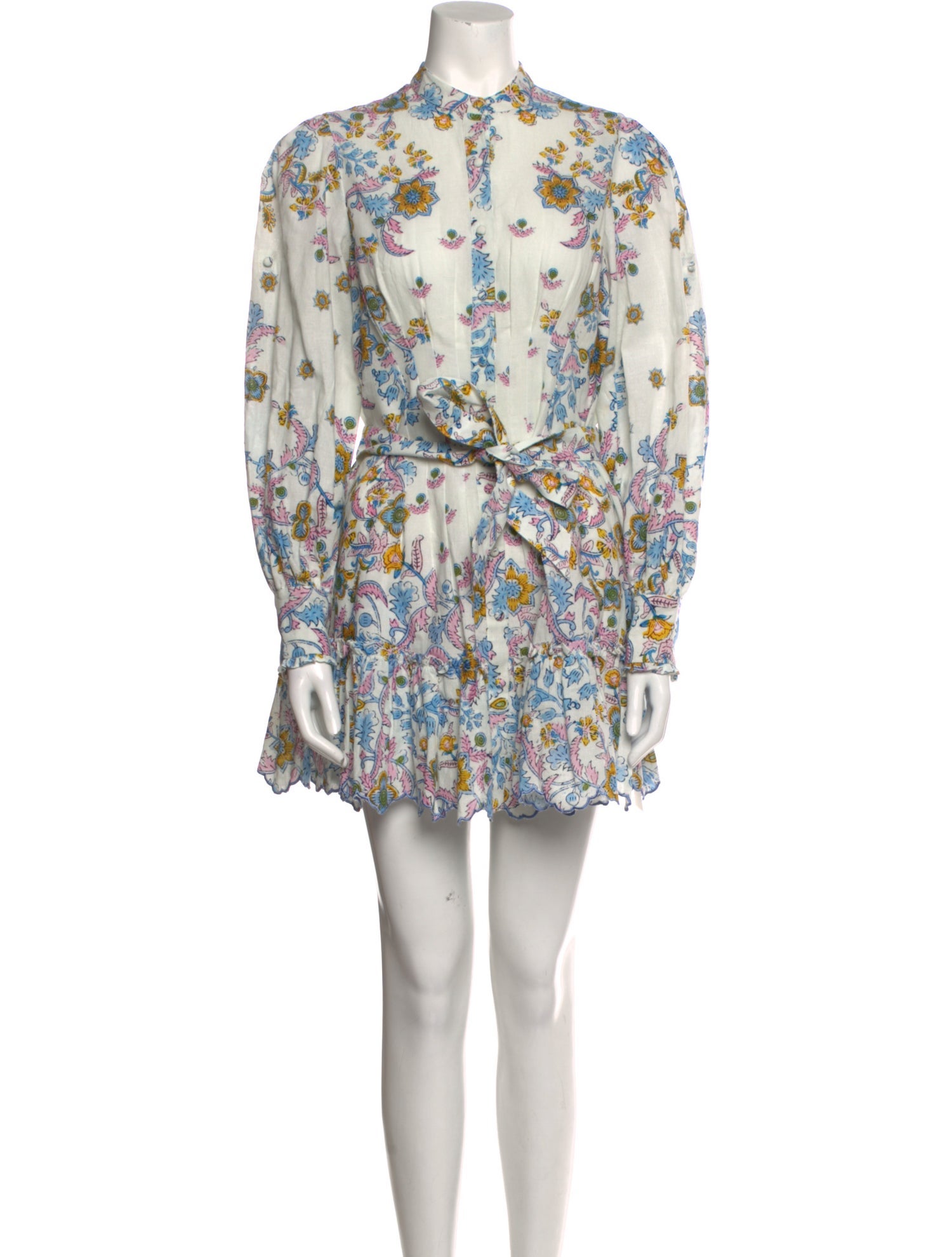 Hemant and Nandita Floral Print Mini Dress