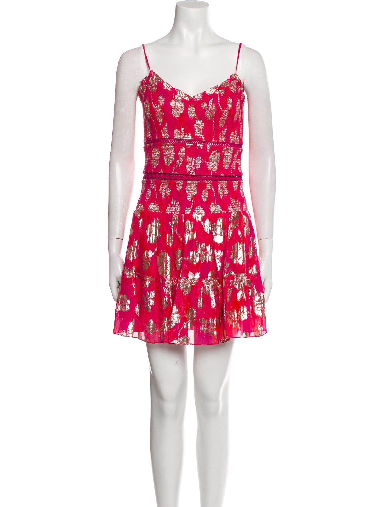 Hemant and Nandita Floral Print Mini Dress
