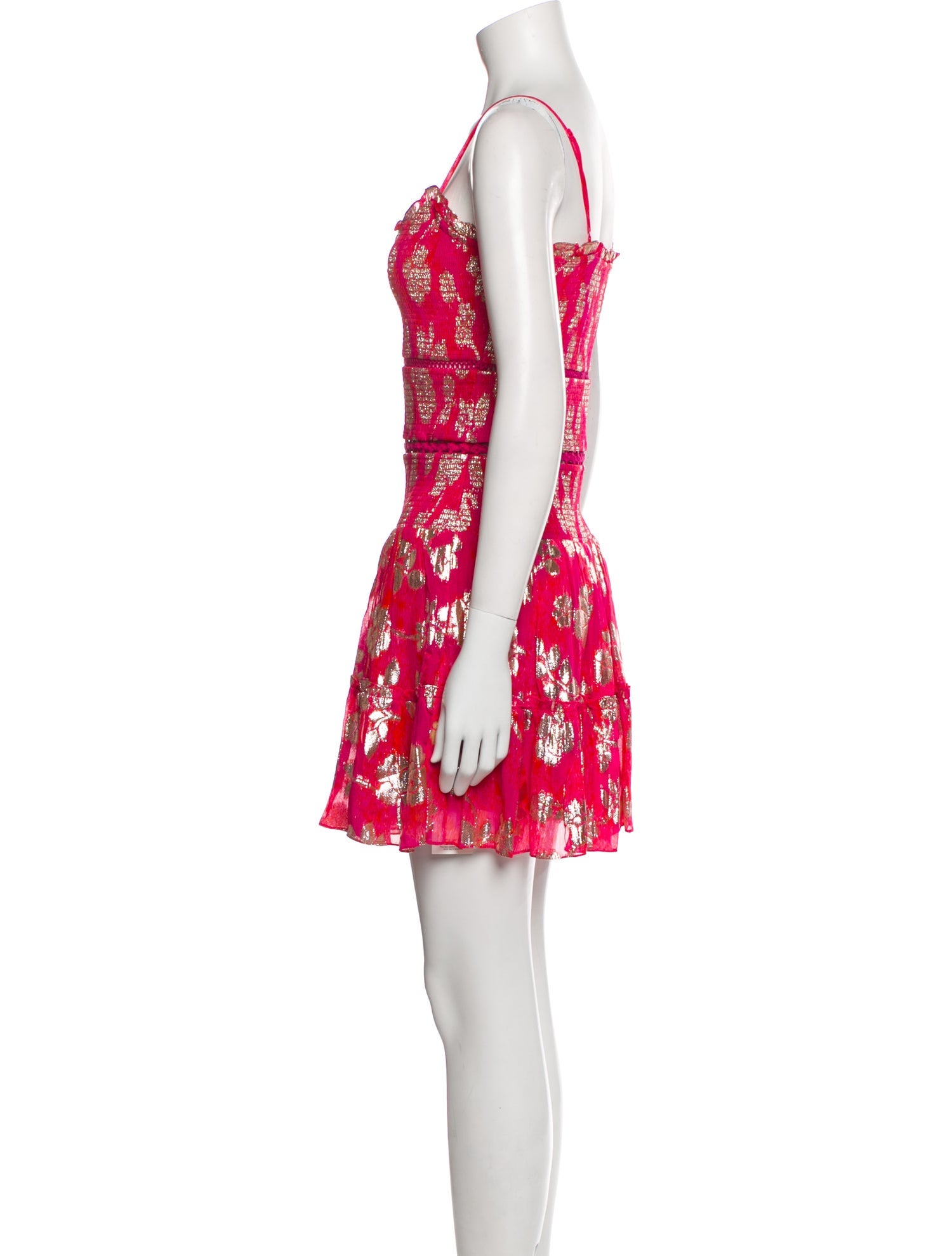 Hemant and Nandita Floral Print Mini Dress