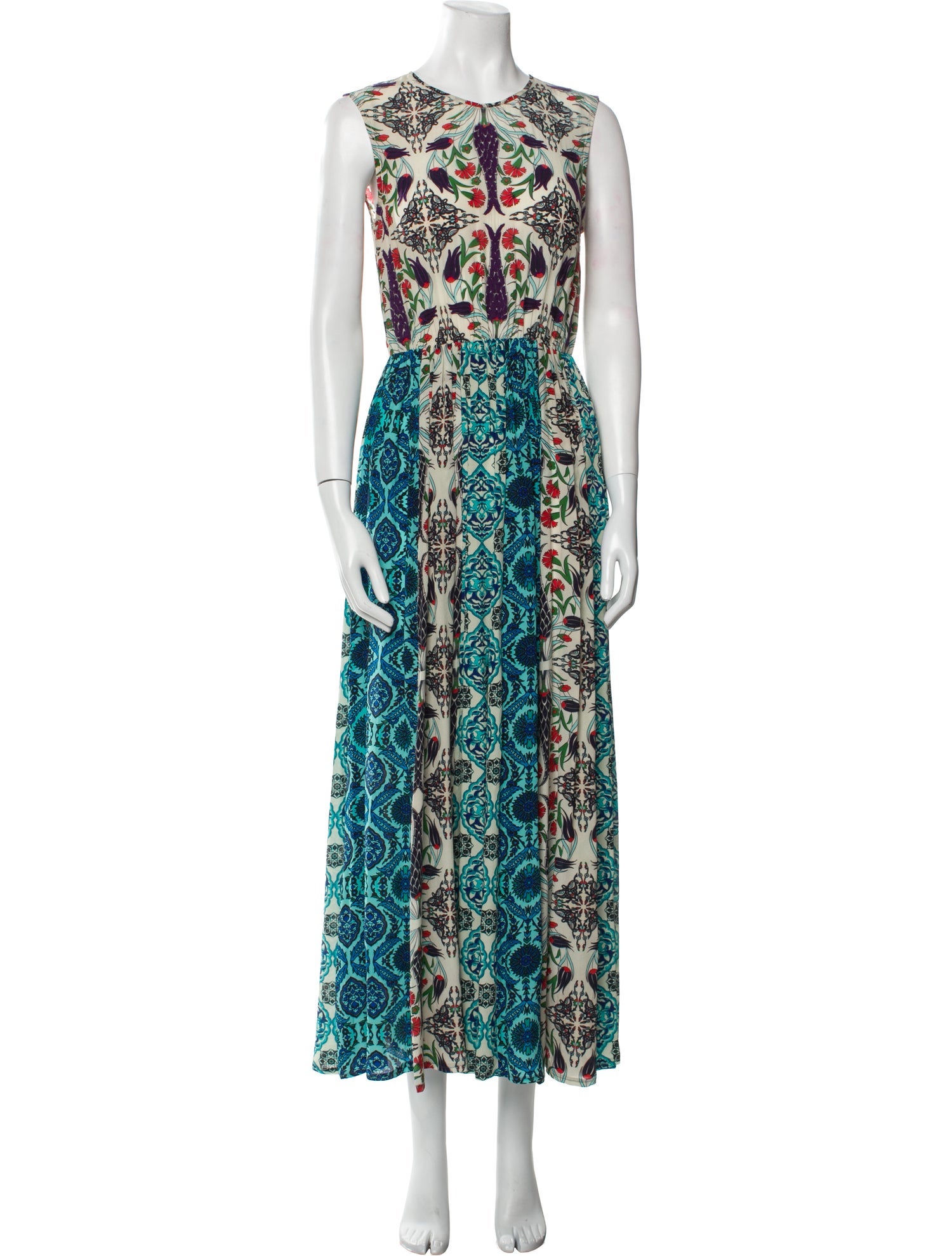 Hemant and Nandita Printed Long Dress