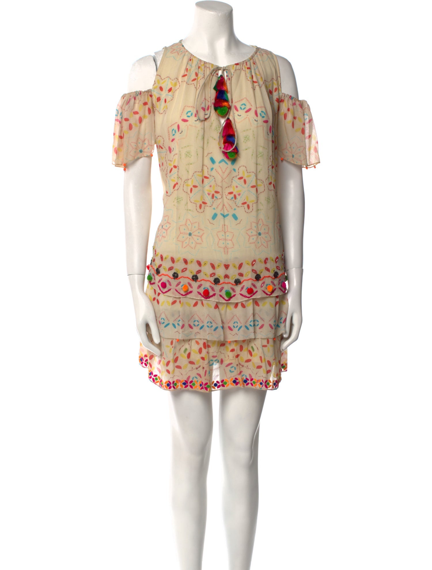 Hemant and Nandita Printed Mini Dress