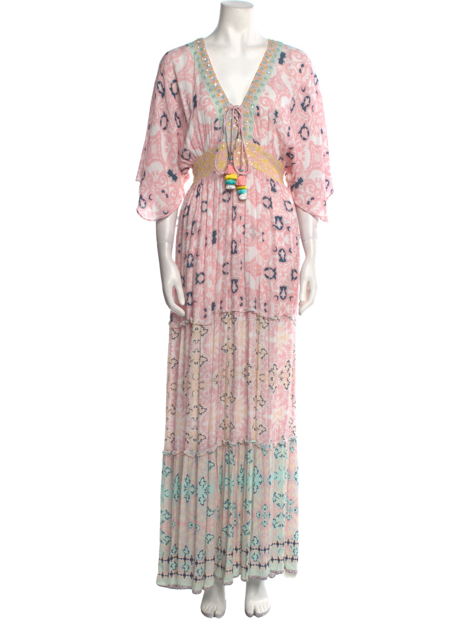 Hemant and Nandita Printed Long Dress
