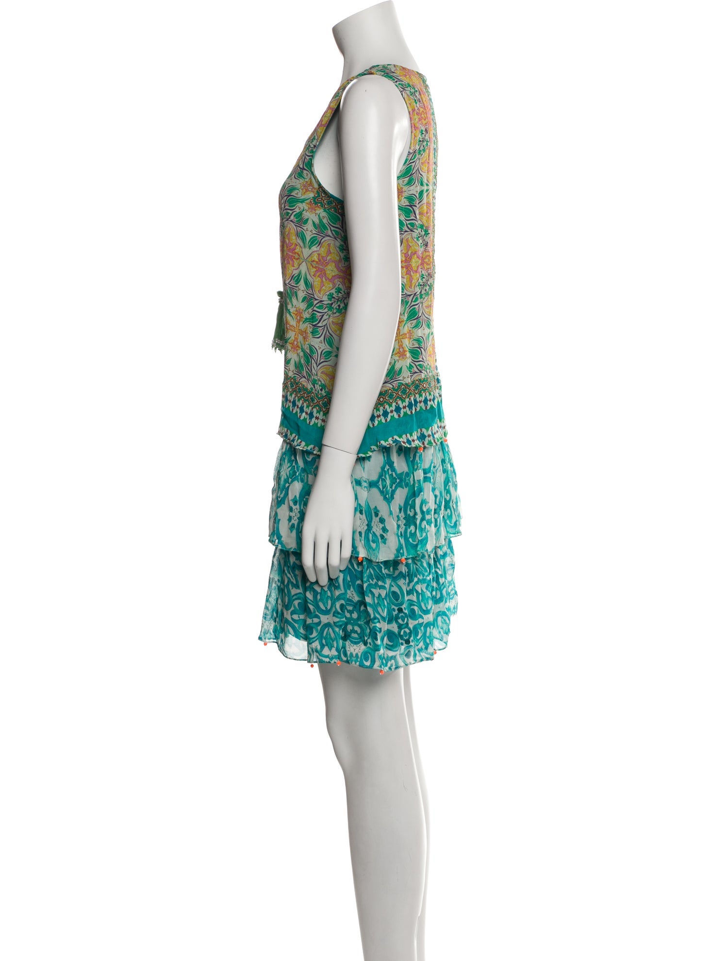 Hemant and Nandita Silk Mini Dress