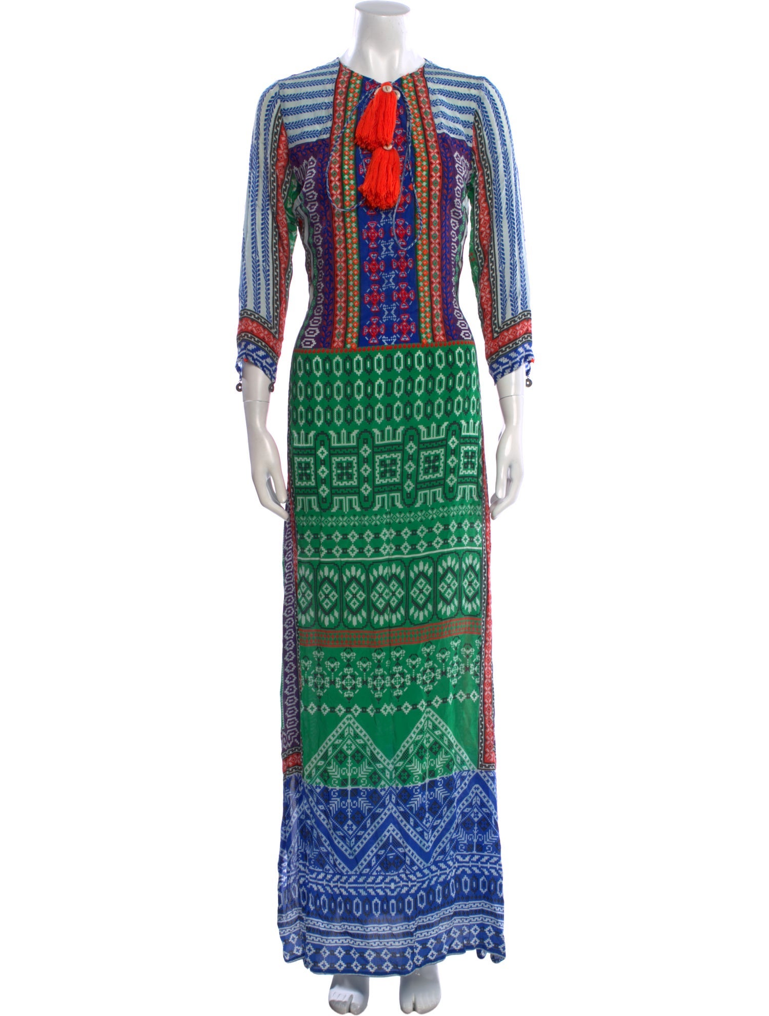 Hemant and Nandita Silk Long Dress