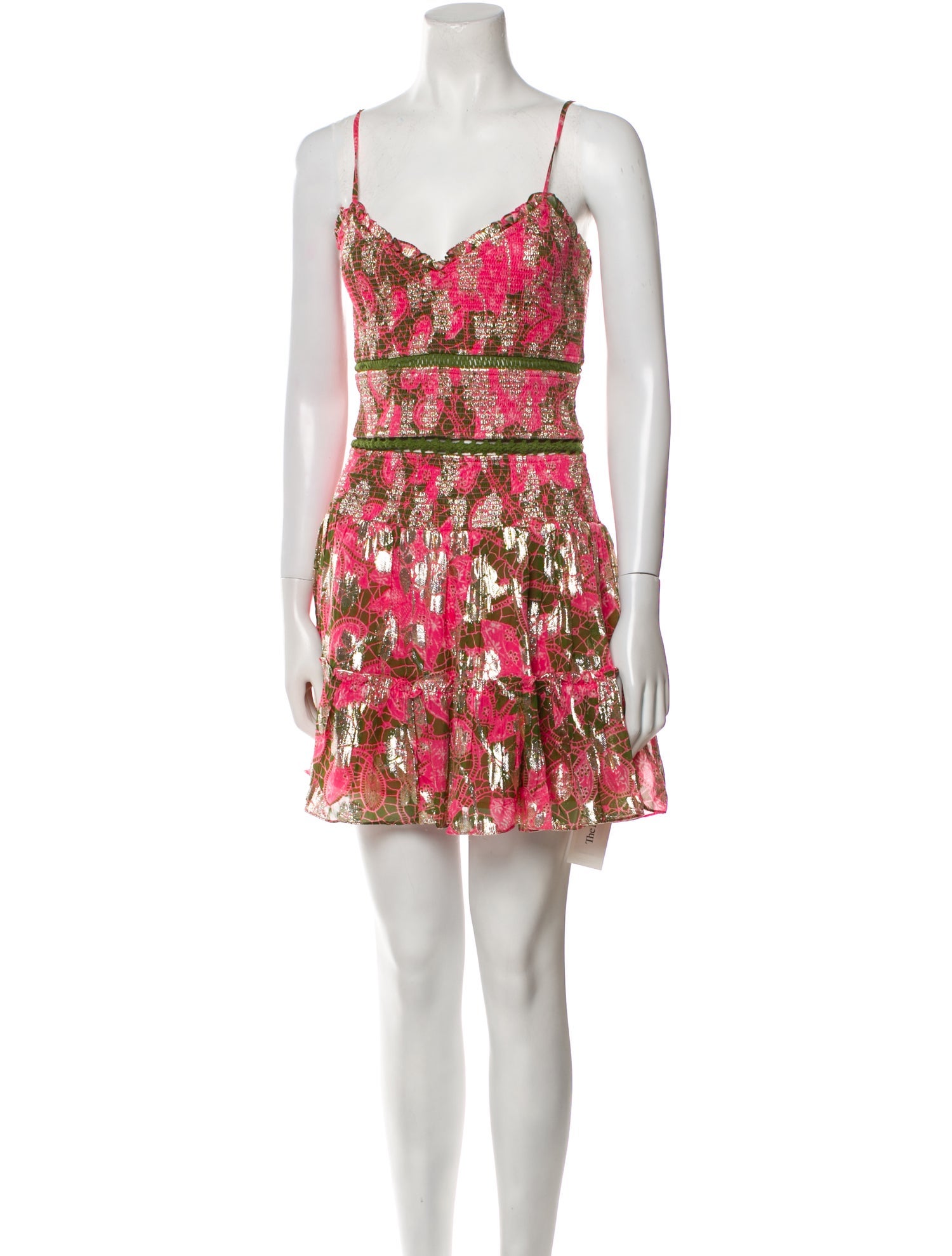 Hemant and Nandita Floral Print Mini Dress