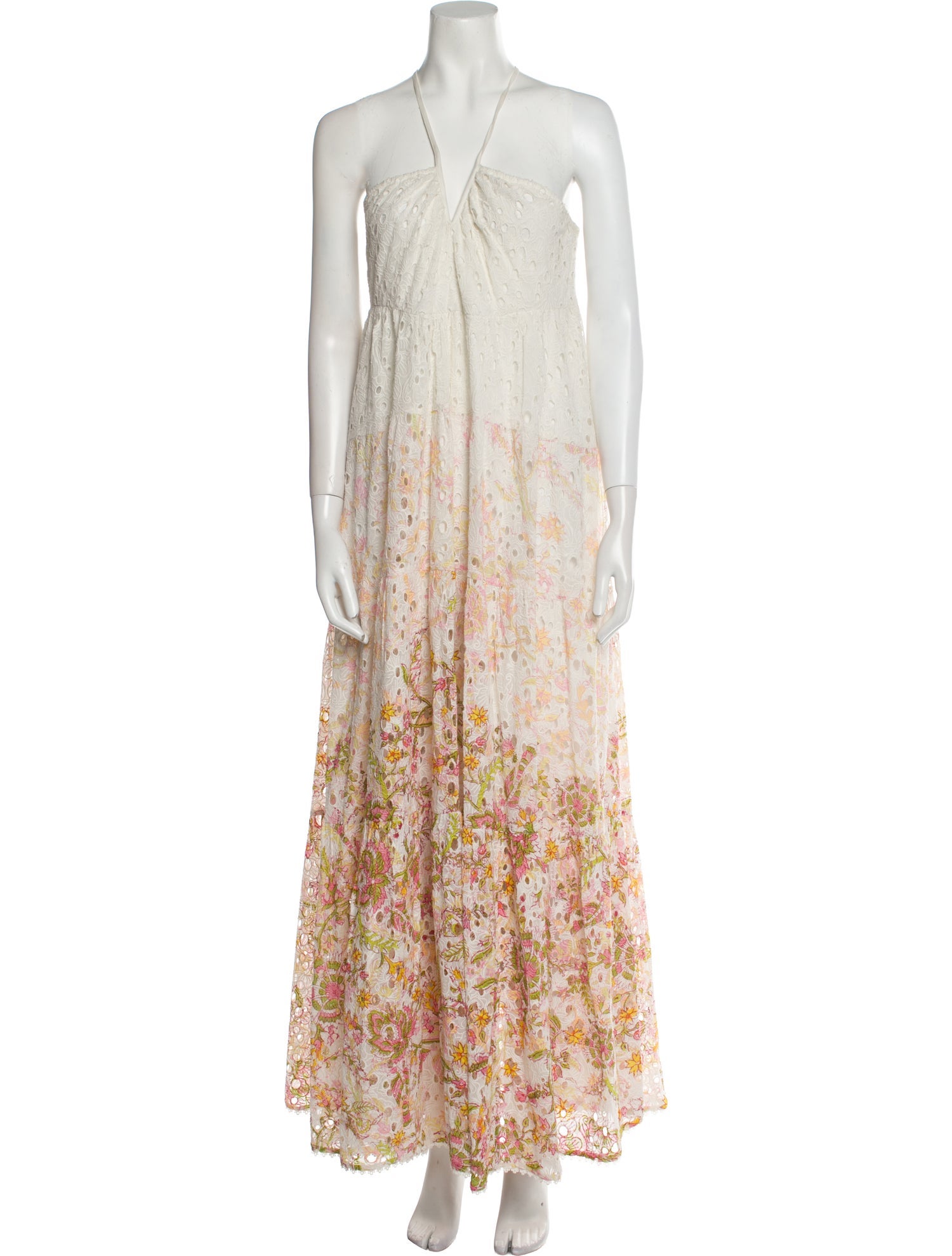 Hemant and Nandita Floral Print Long Dress