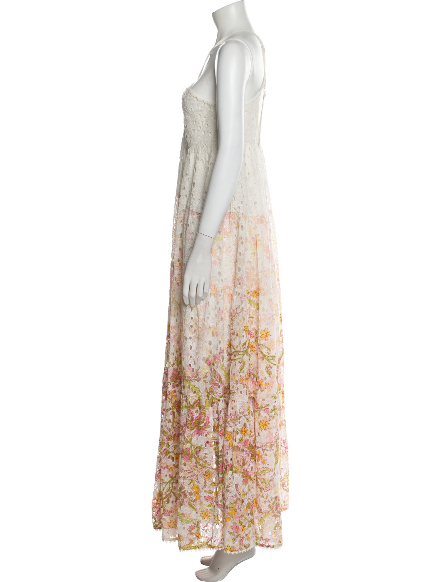 Hemant and Nandita Floral Print Long Dress