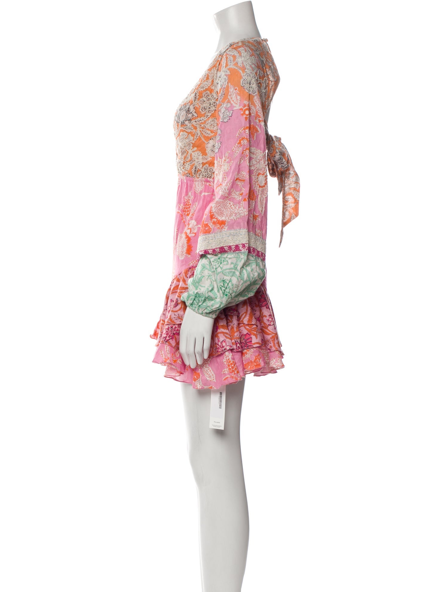 Hemant and Nandita Floral Print Mini Dress w/ Tags