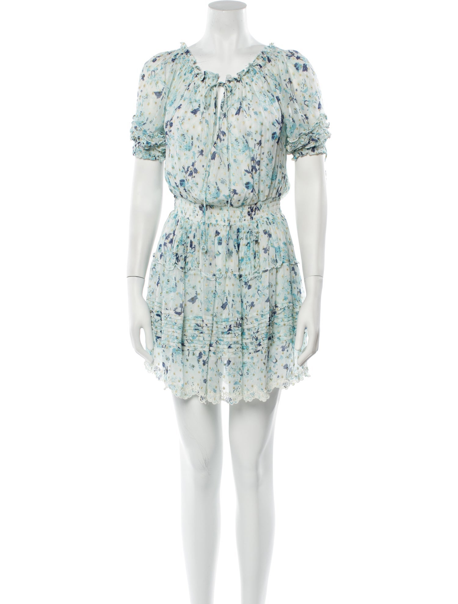 Hemant and Nandita Floral Print Mini Dress