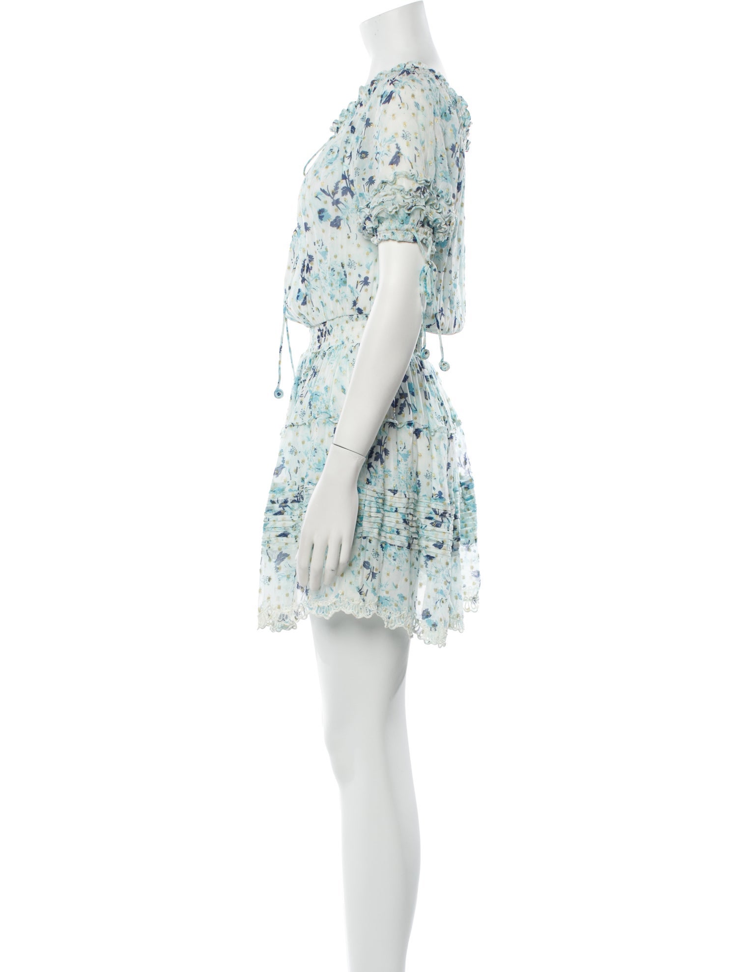 Hemant and Nandita Floral Print Mini Dress