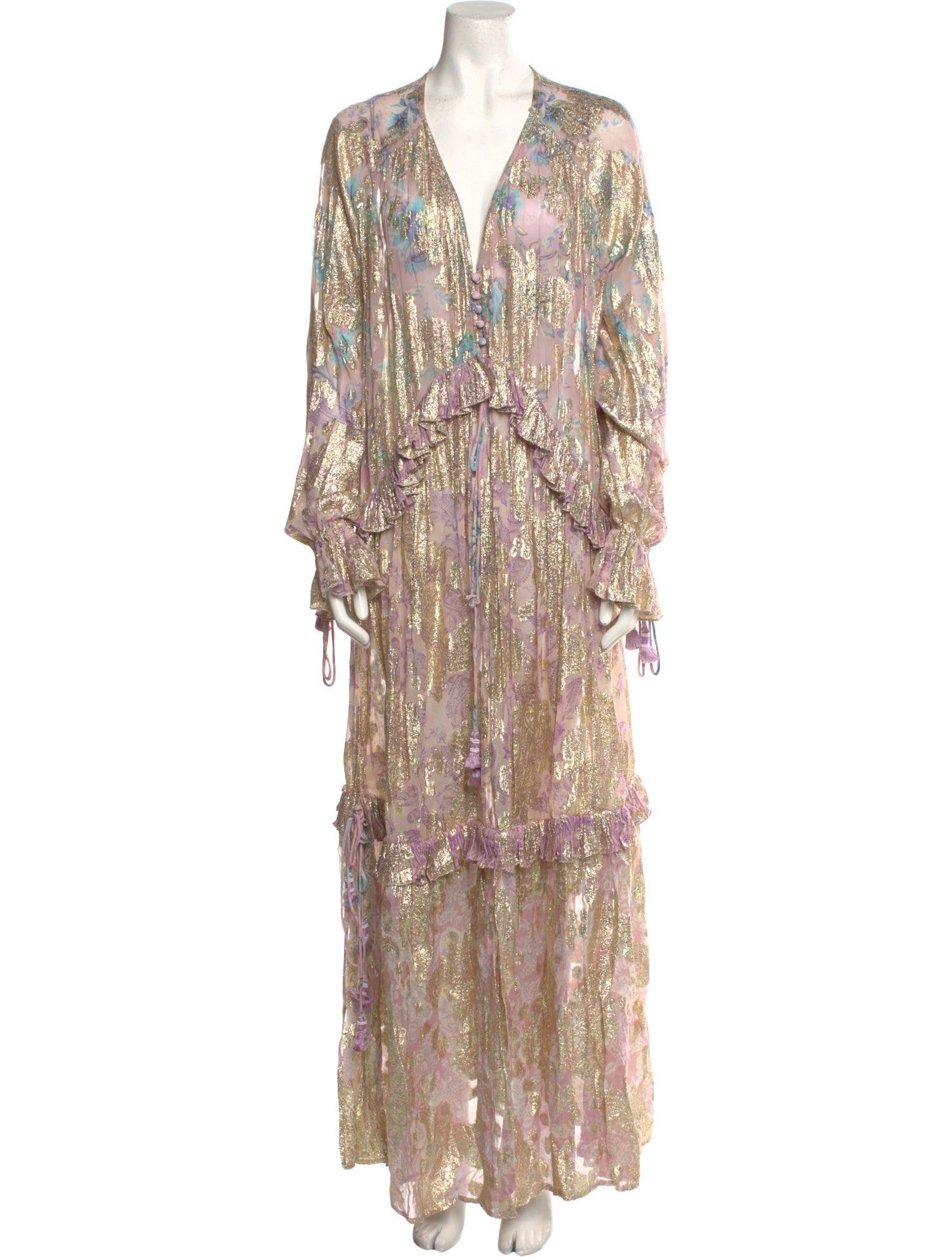 Hemant and Nandita Printed Long Dress