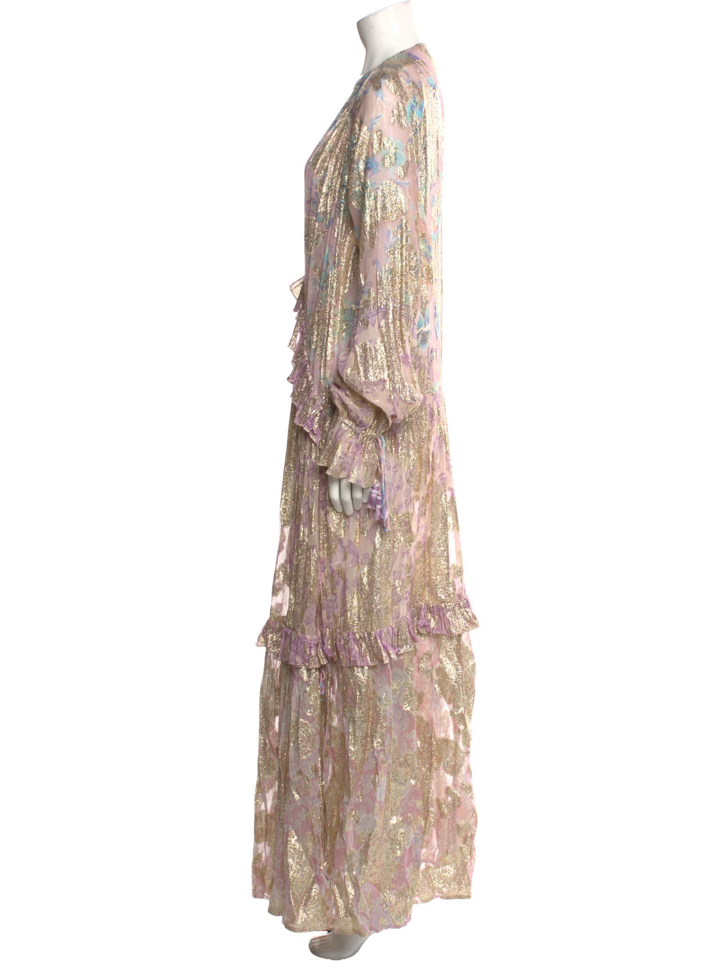 Hemant and Nandita Printed Long Dress