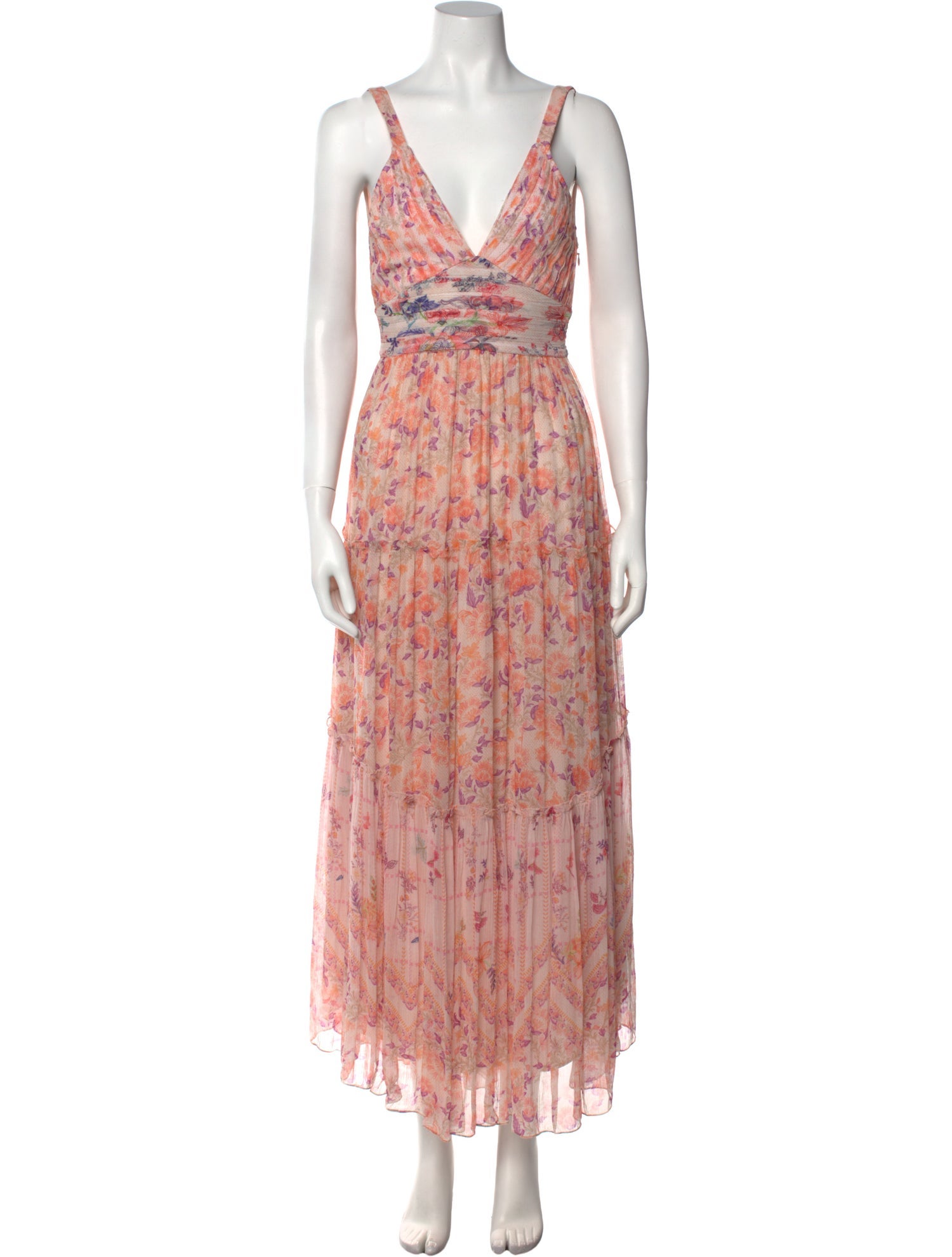 Hemant and Nandita Floral Print Long Dress