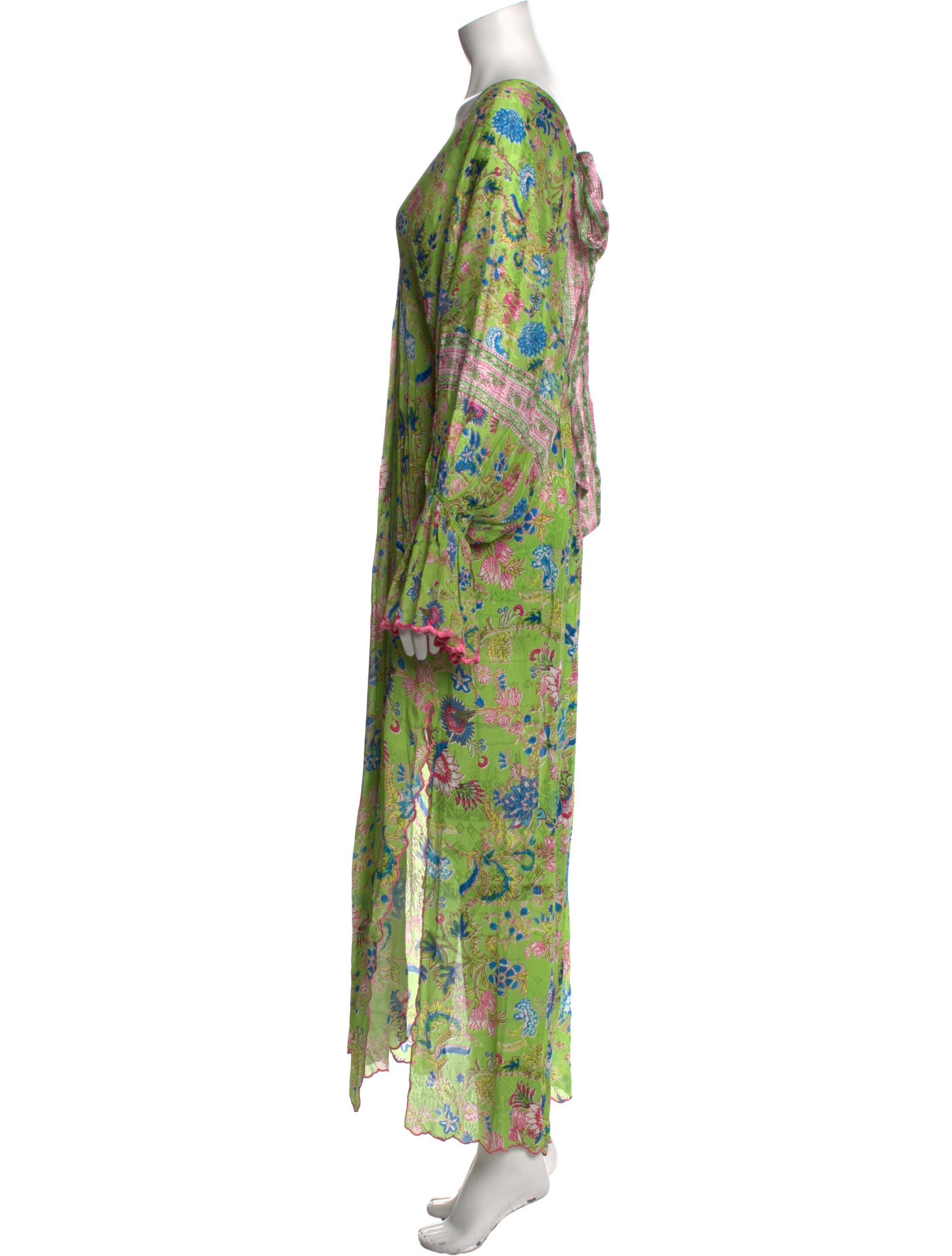 Hemant and Nandita Floral Print Long Dress