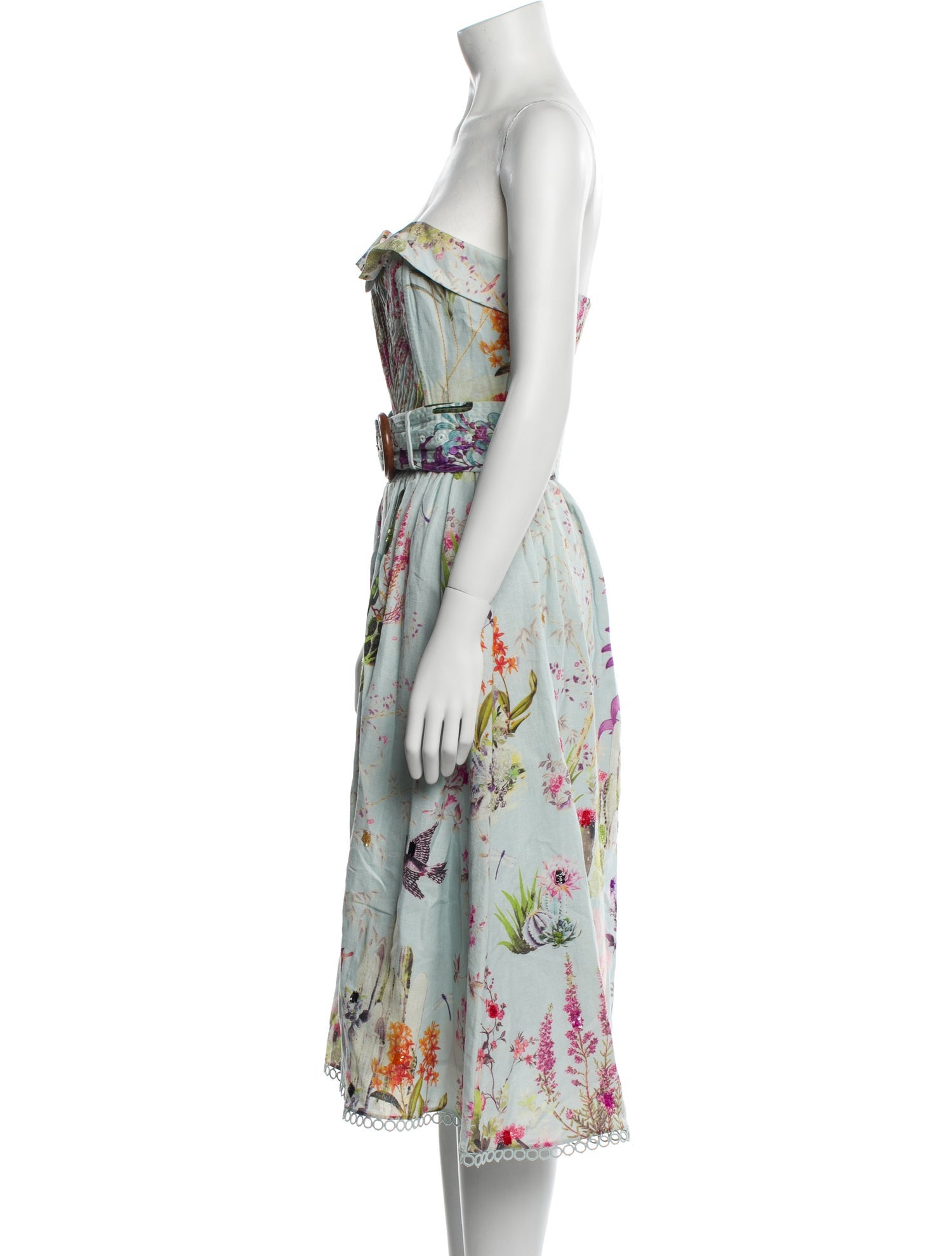 Hemant and Nandita Floral Print Knee-Length Dress