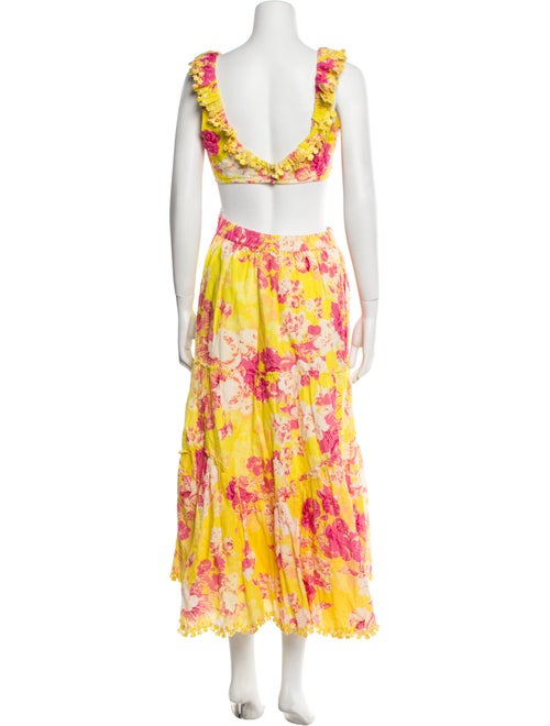 Hemant and Nandita Floral Print Skirt Set