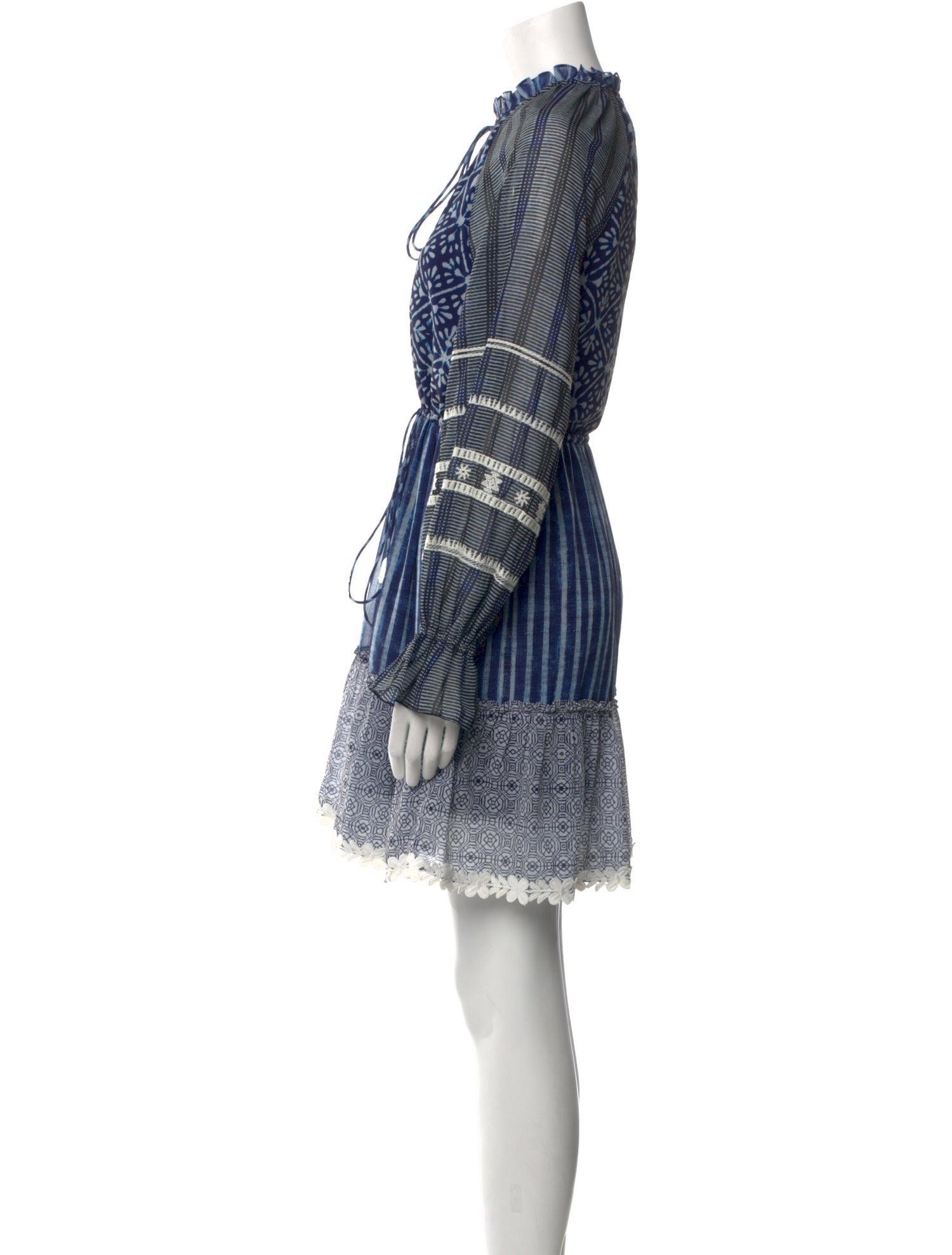 Hemant and Nandita Printed Mini Dress