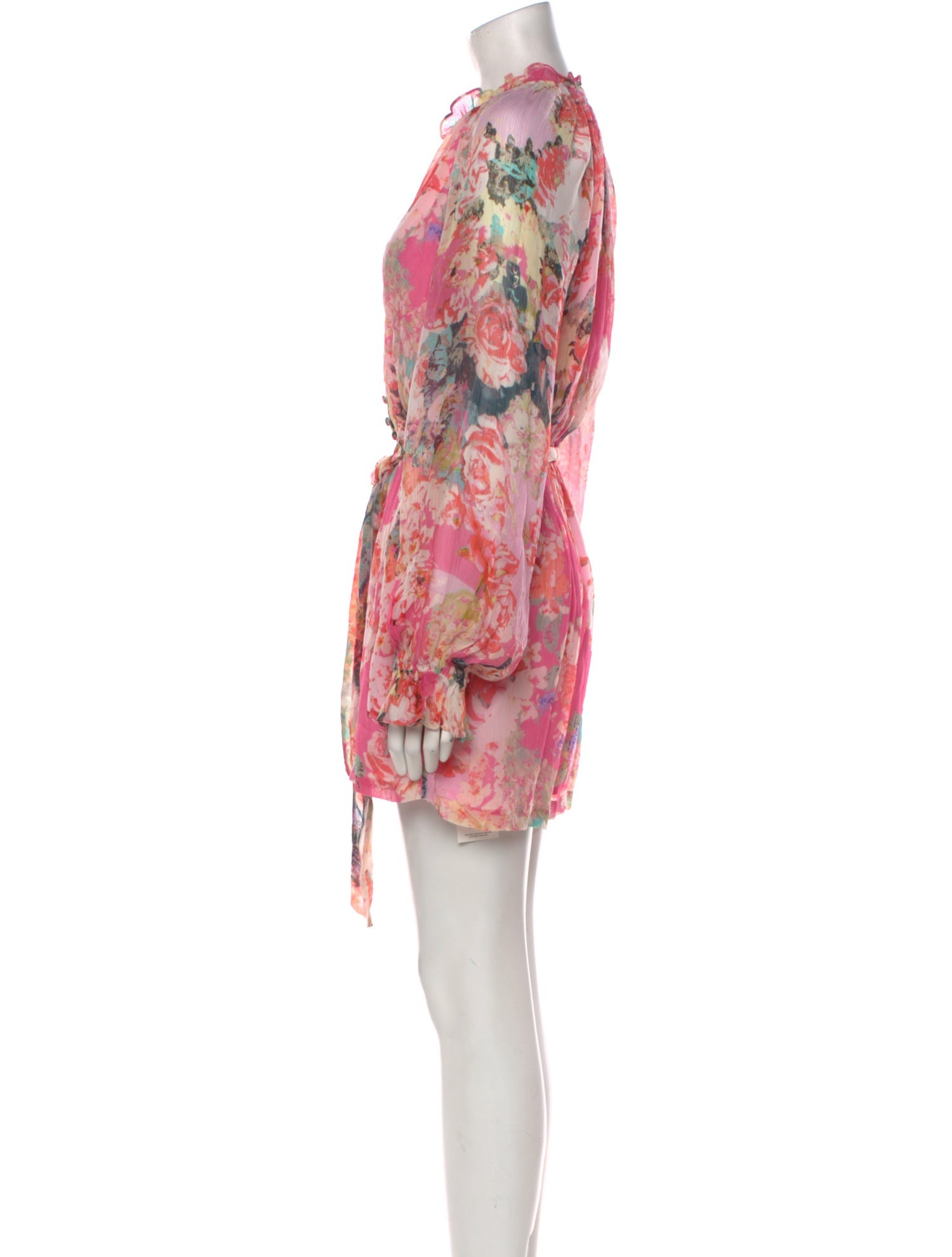 Hemant and Nandita Floral Print Plunge Neckline Romper w/ Tags