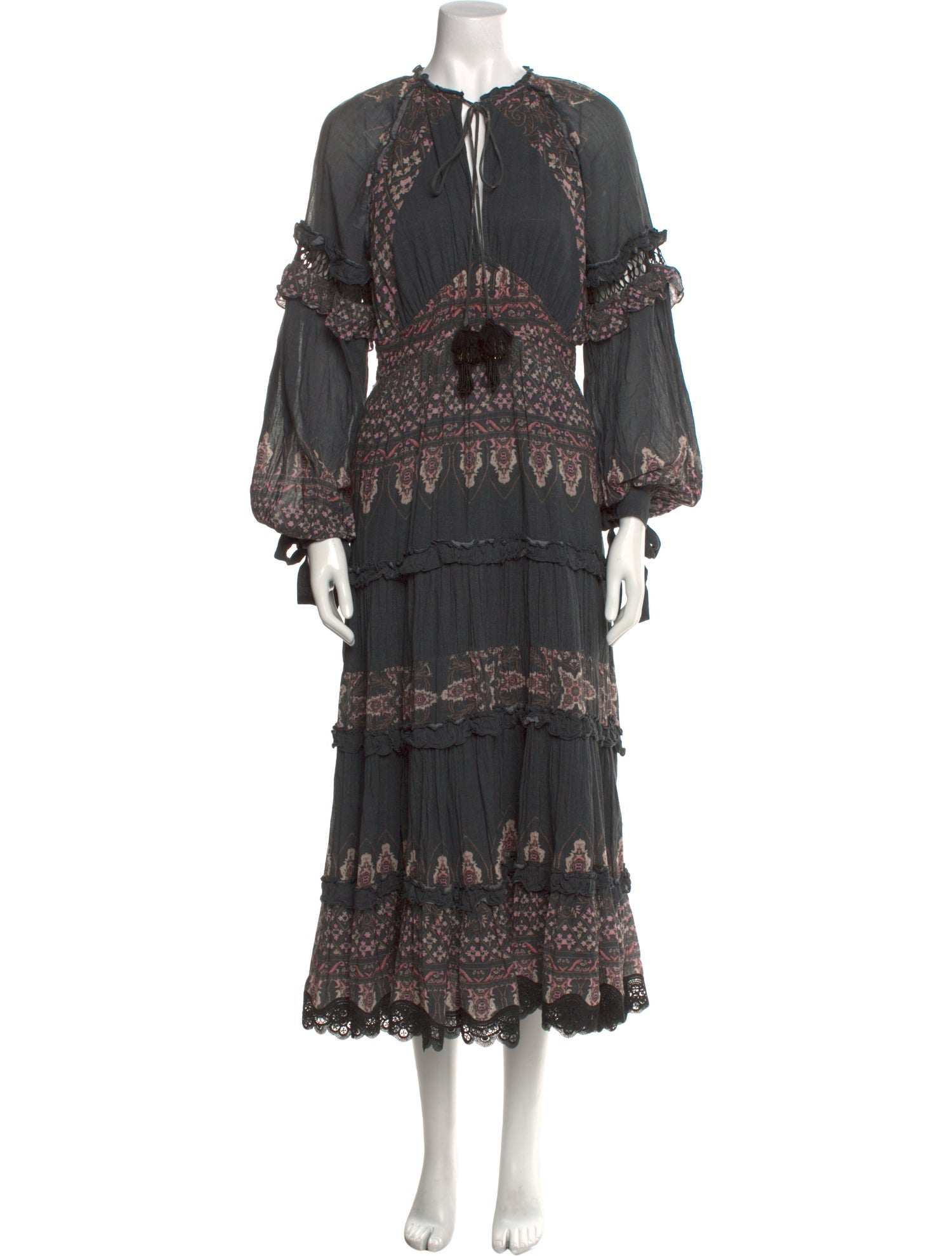 Hemant and Nandita Printed Long Dress