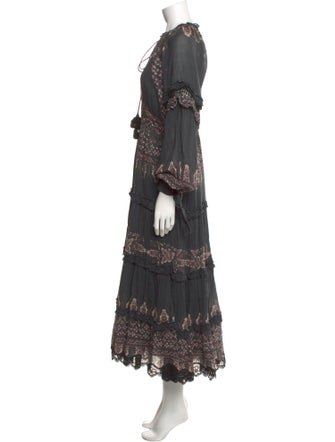 Hemant and Nandita Printed Long Dress