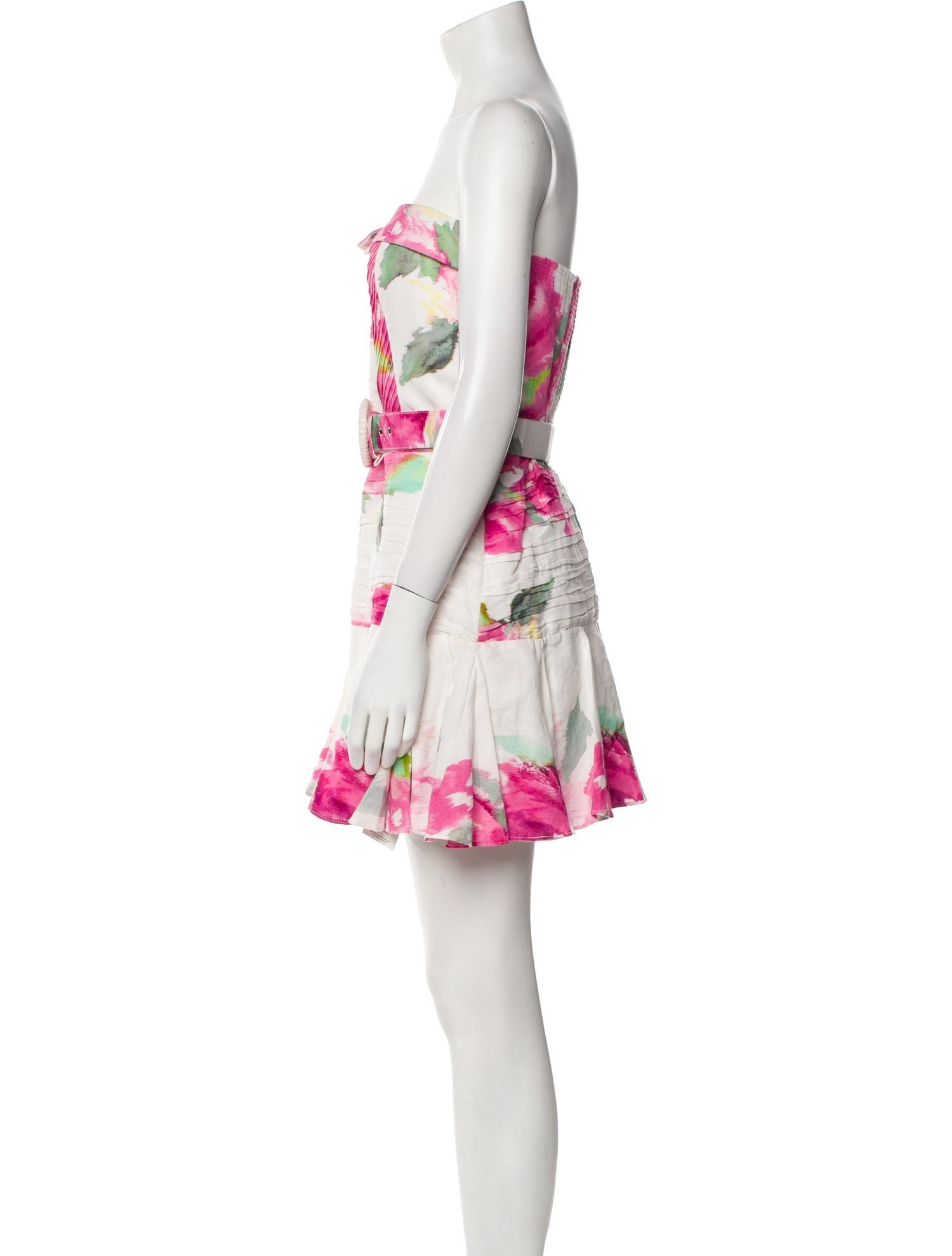 Hemant and Nandita Floral Print Mini Dress