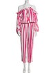 Hemant and Nandita Striped Cowl Neck Jumpsuit