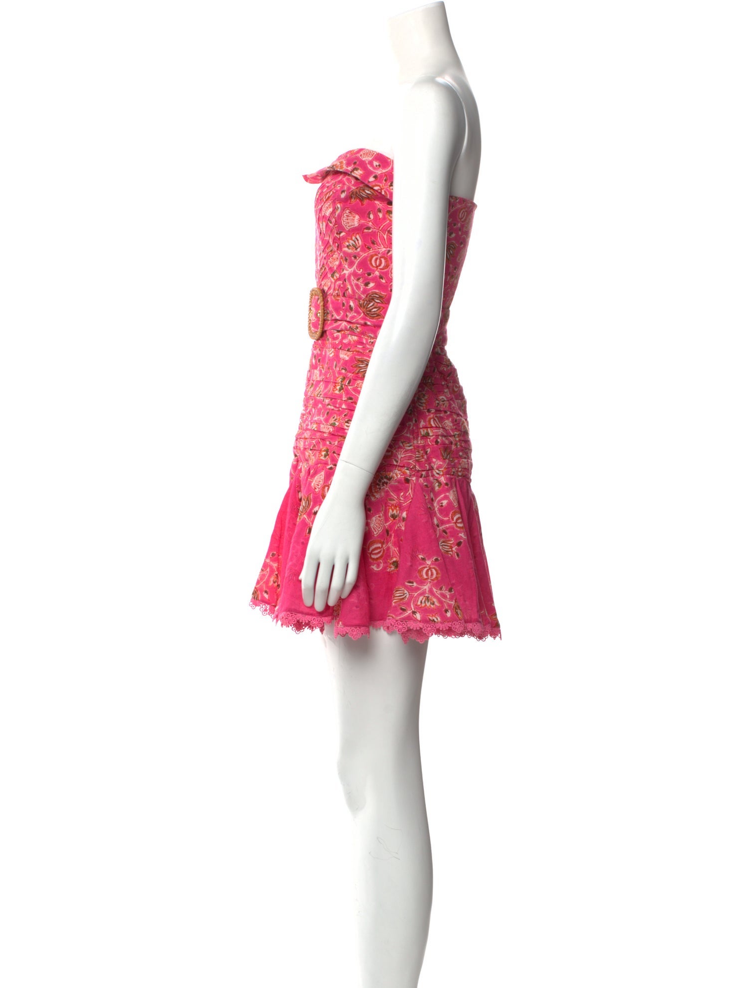 Hemant and Nandita Lace Pattern Mini Dress
