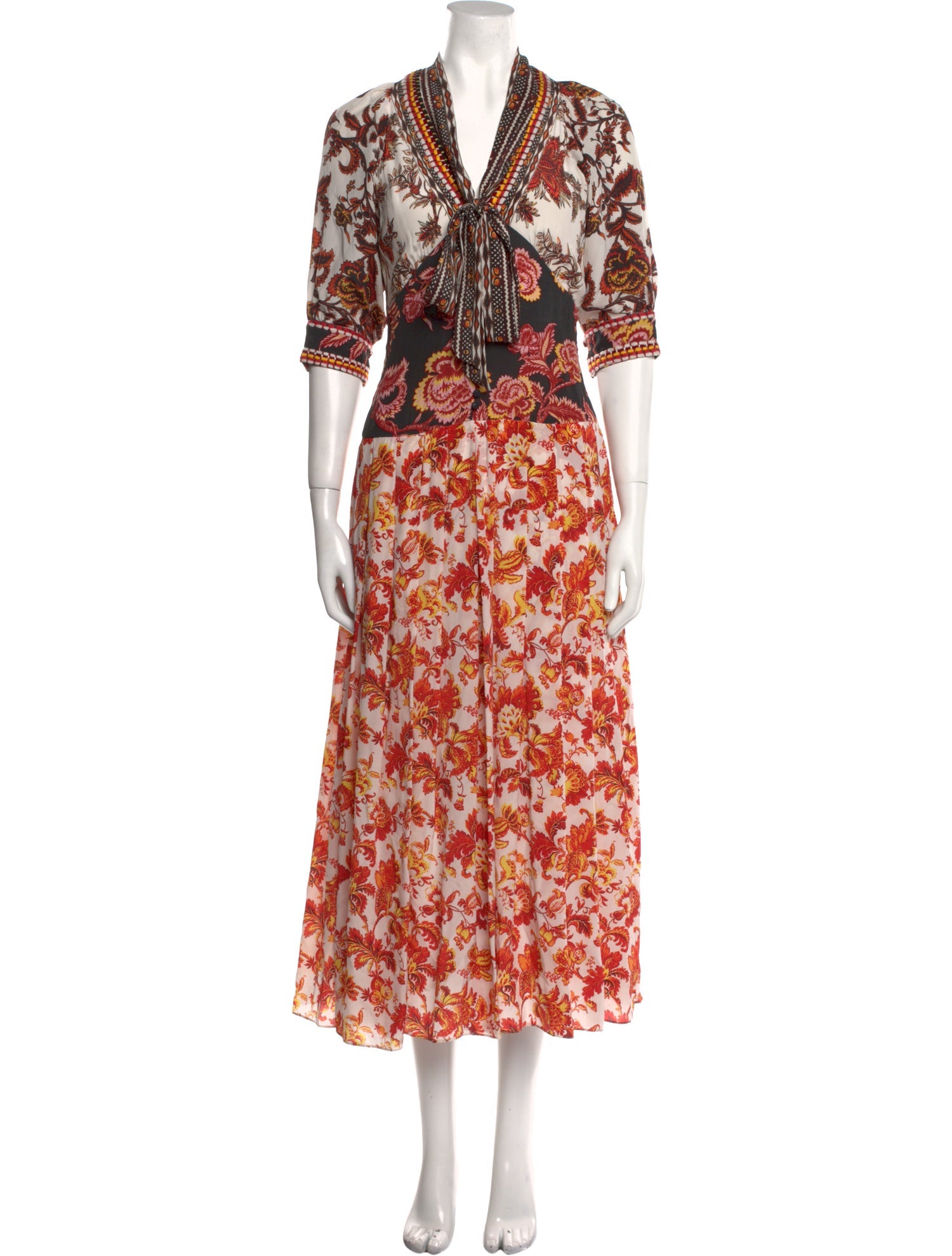 Hemant and Nandita Silk Long Dress