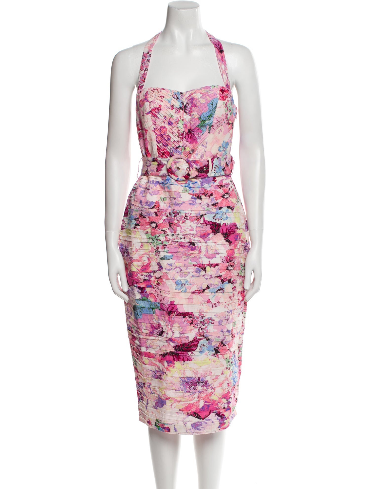 Hemant and Nandita Floral Print Knee-Length Dress w/ Tags