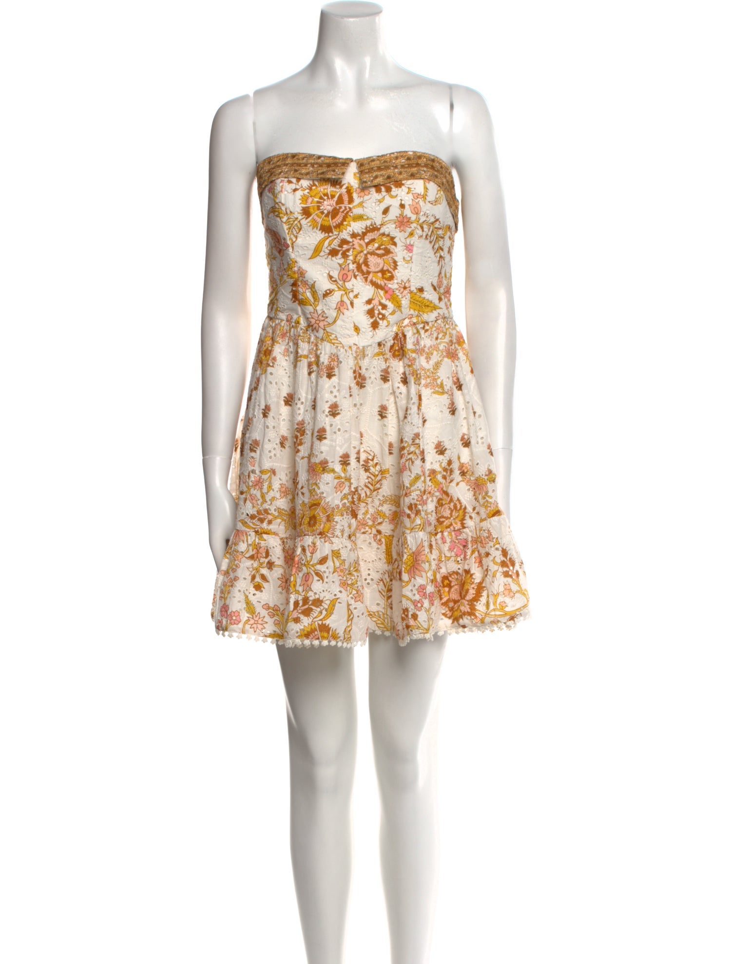 Hemant and Nandita Eyelet Mini Dress w/ Tags