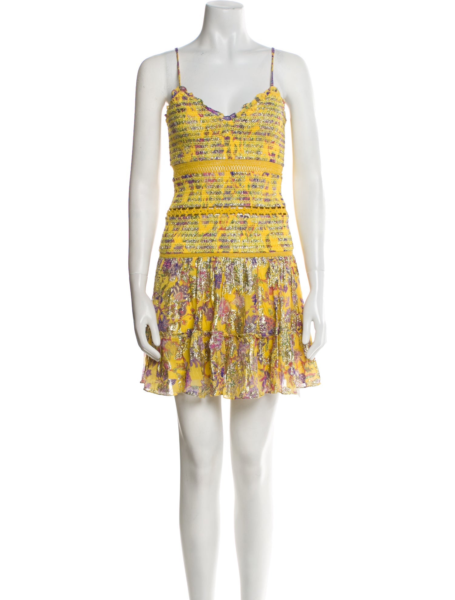 Hemant and Nandita Floral Print Mini Dress