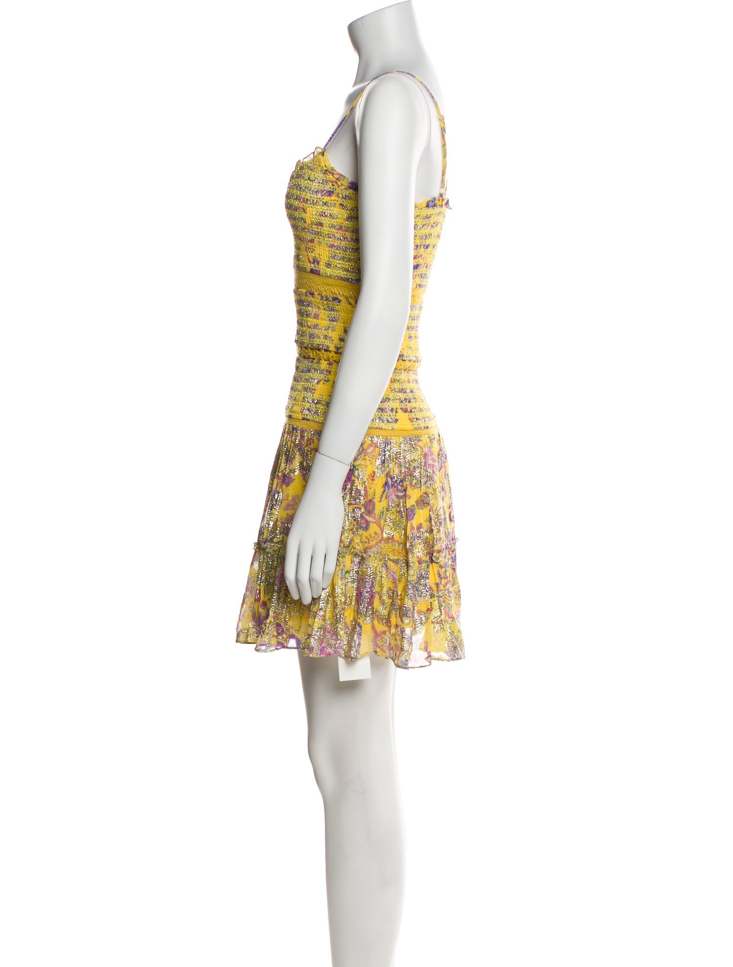 Hemant and Nandita Floral Print Mini Dress