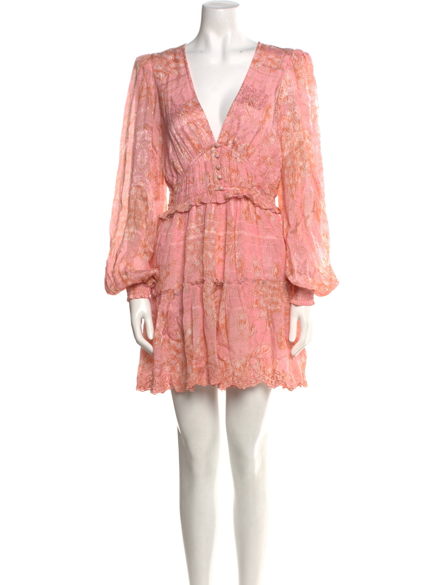 Hemant and Nandita Printed Mini Dress