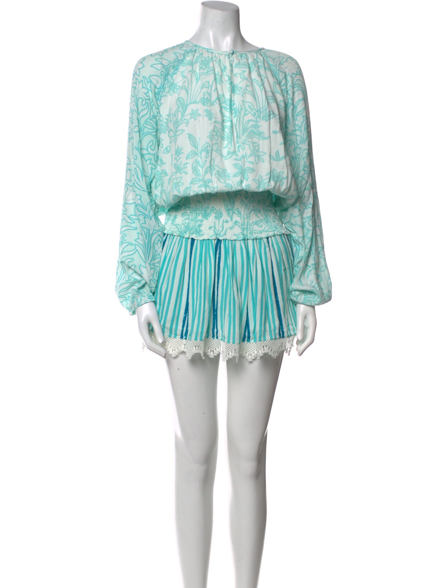 Hemant and Nandita Printed Mini Dress w/ Tags