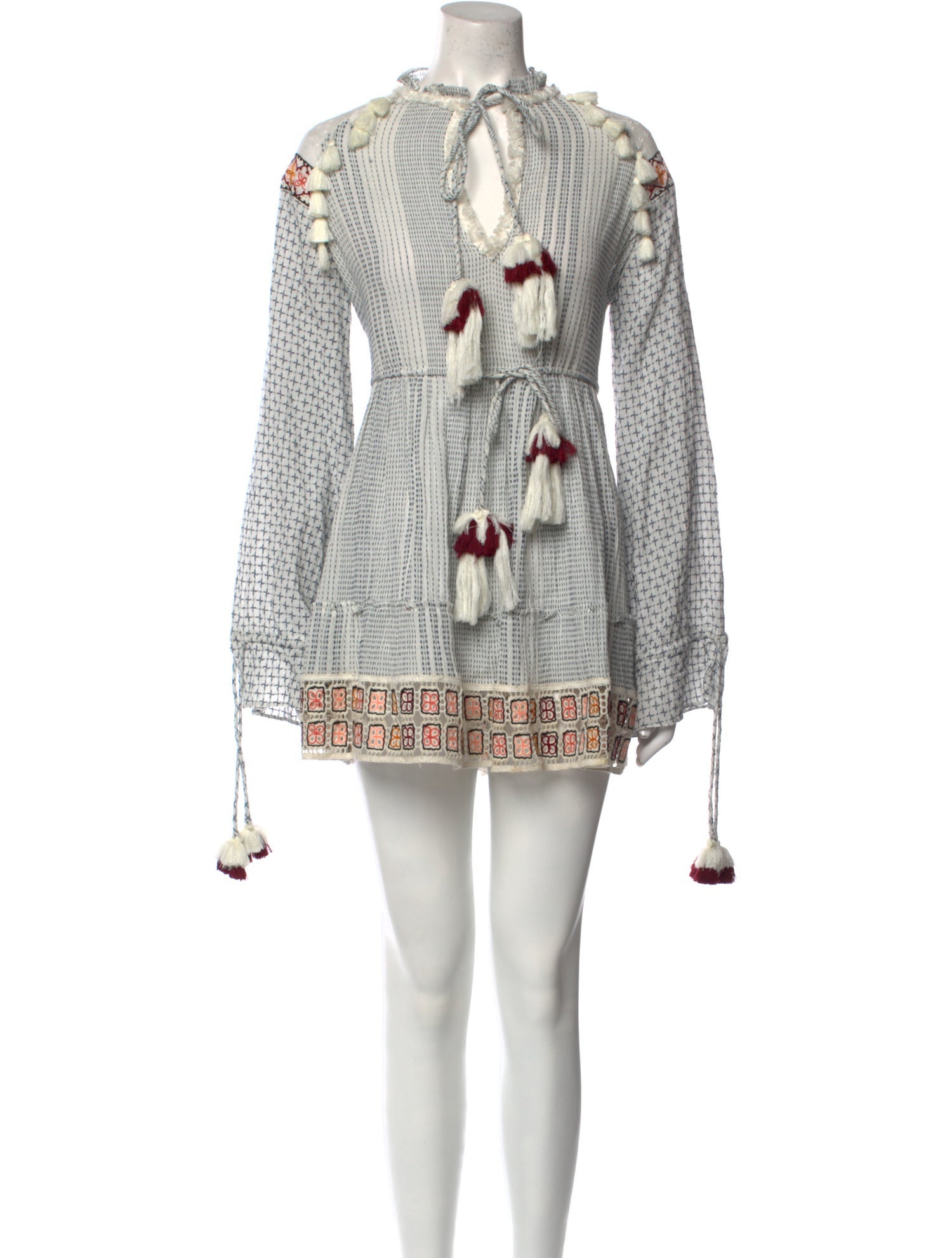 Hemant and Nandita Printed Mini Dress