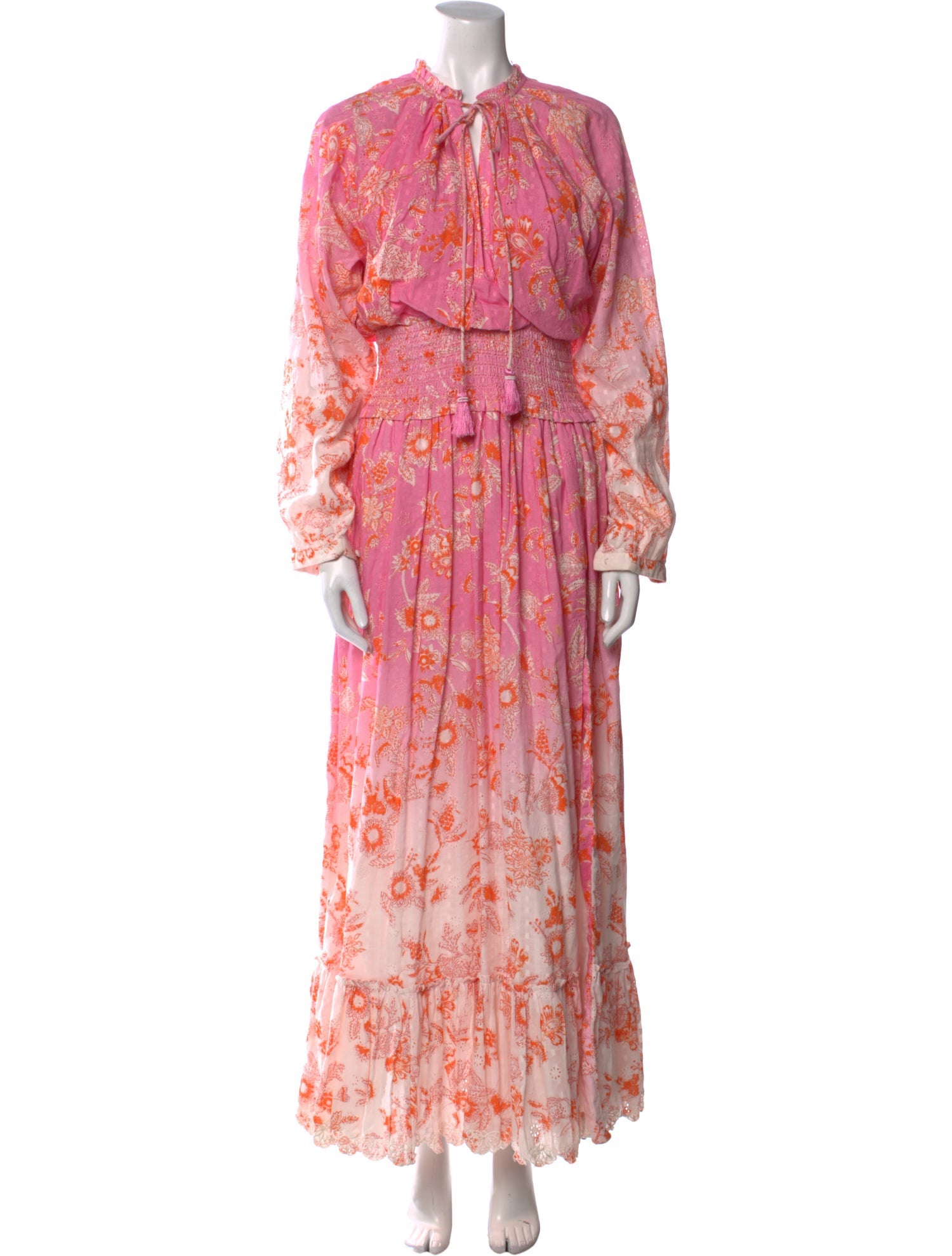 Hemant and Nandita Floral Print Long Dress