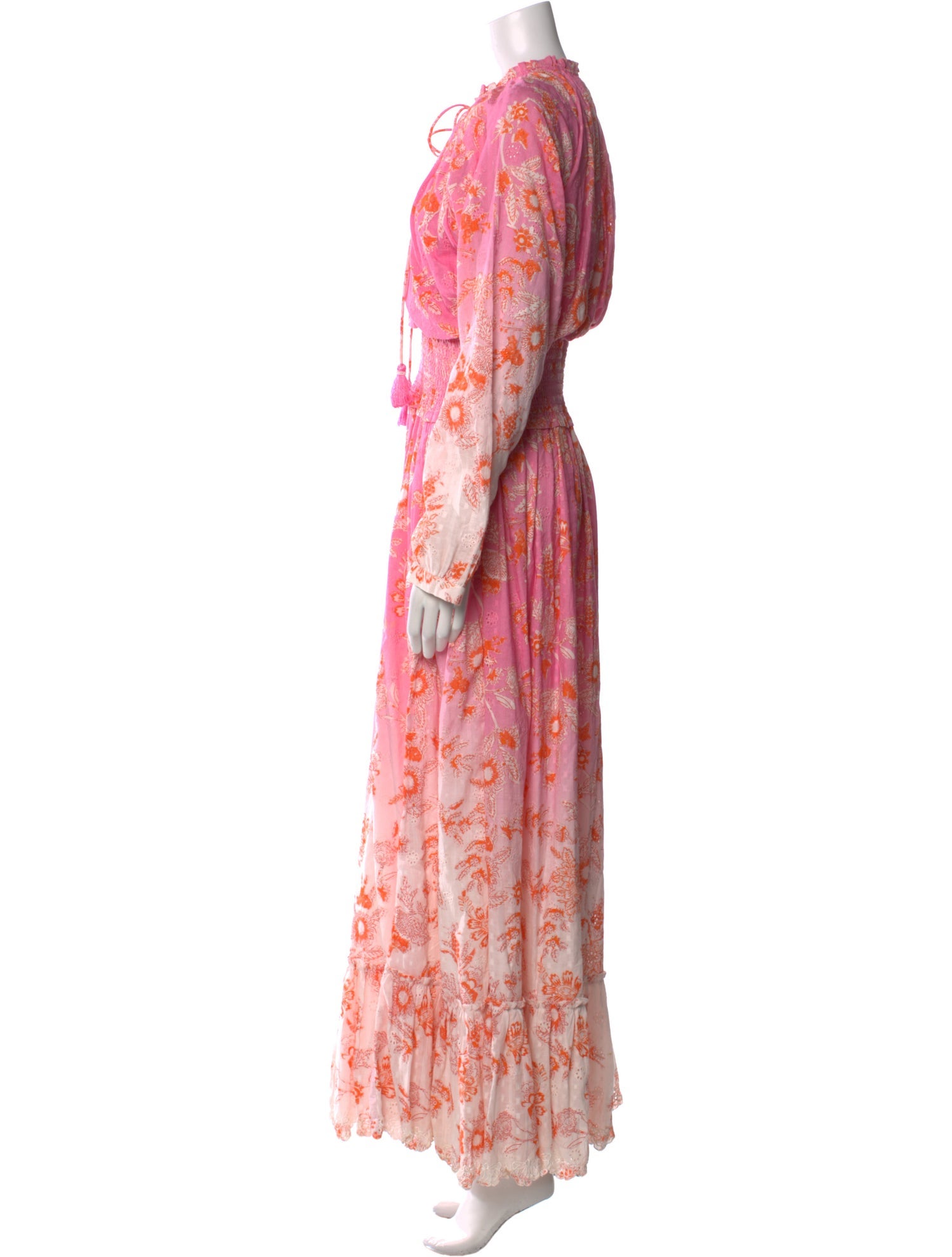Hemant and Nandita Floral Print Long Dress