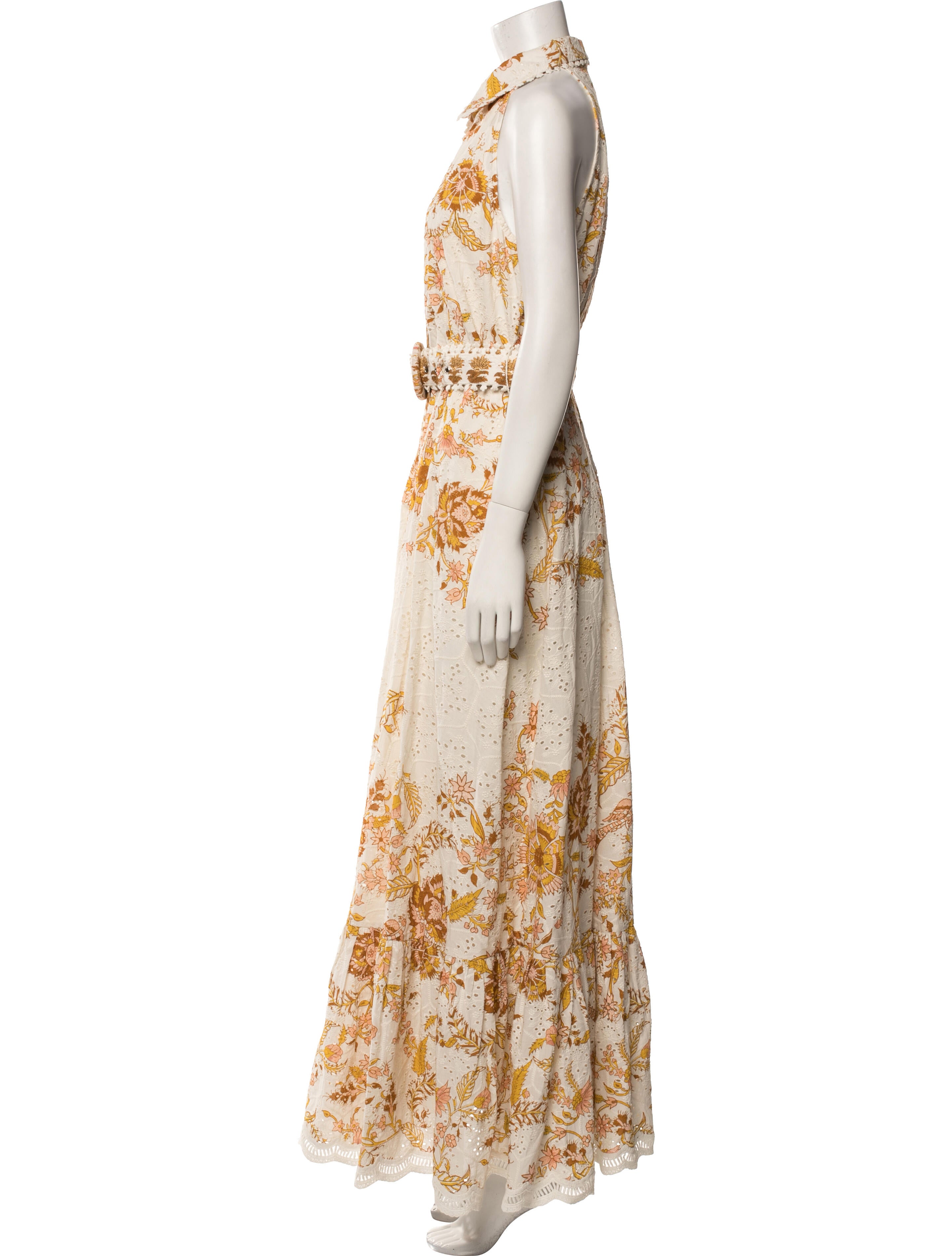 Hemant and Nandita Floral Print Long Dress