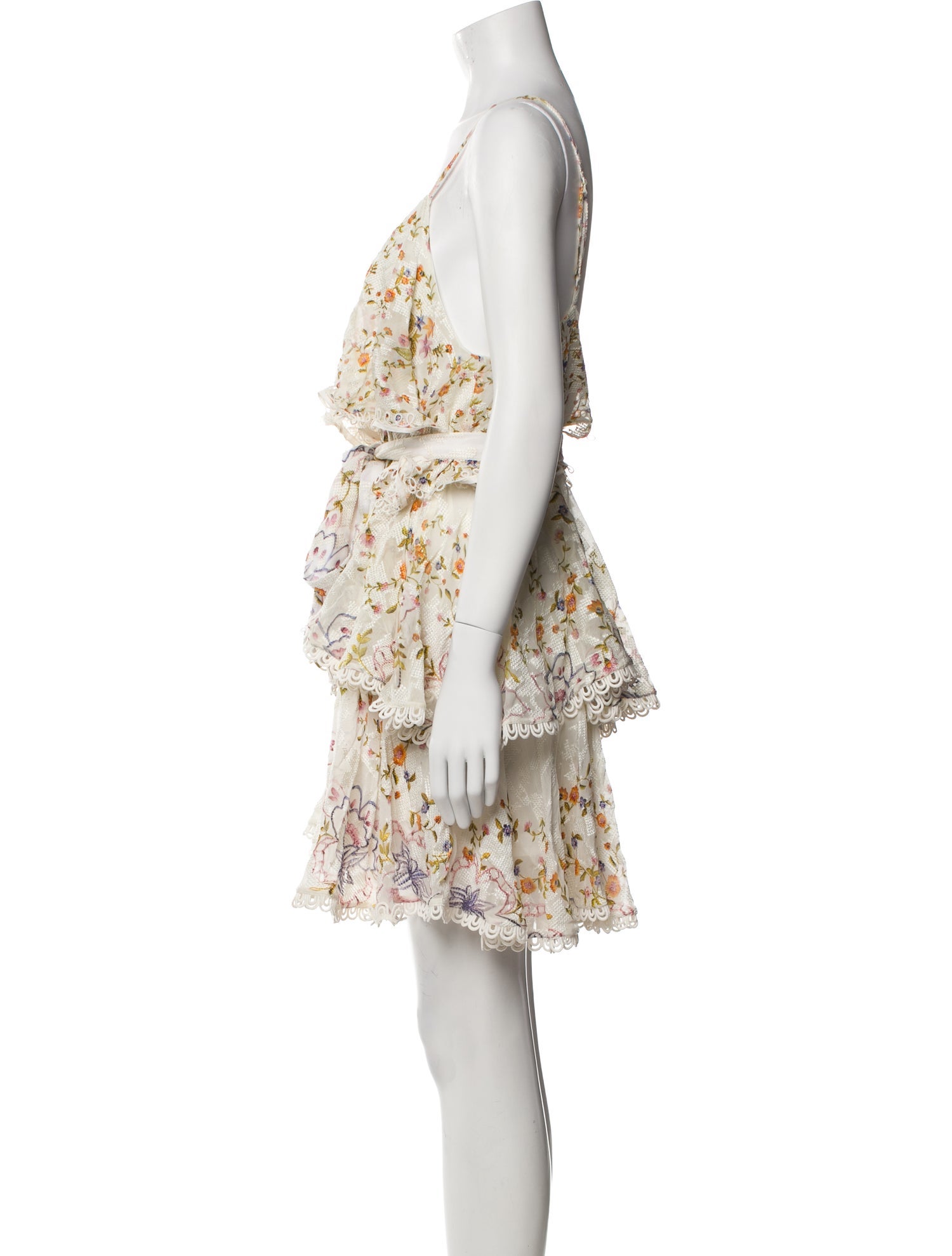 Hemant and Nandita Floral Print Mini Dress