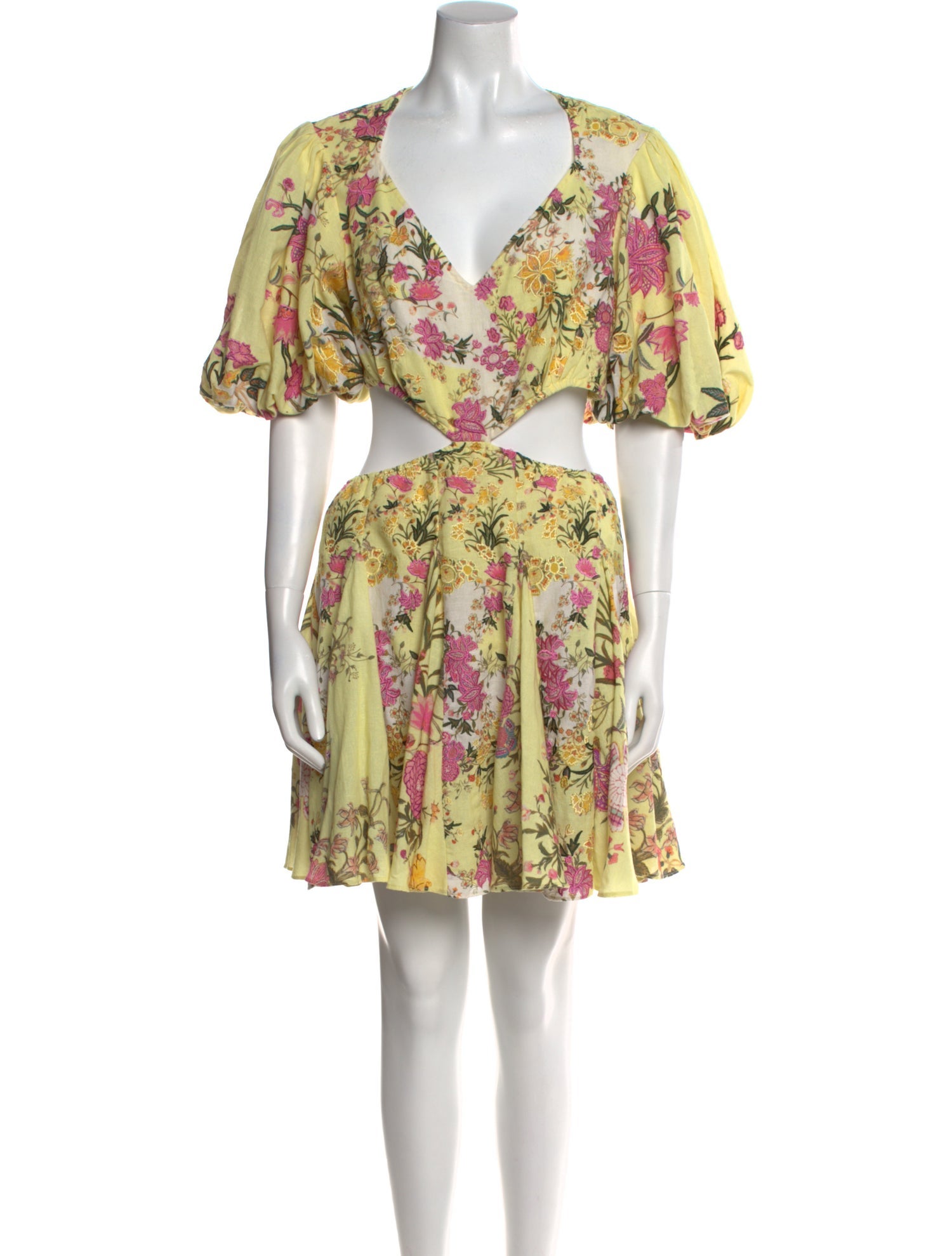 Hemant and Nandita Floral Print Mini Dress