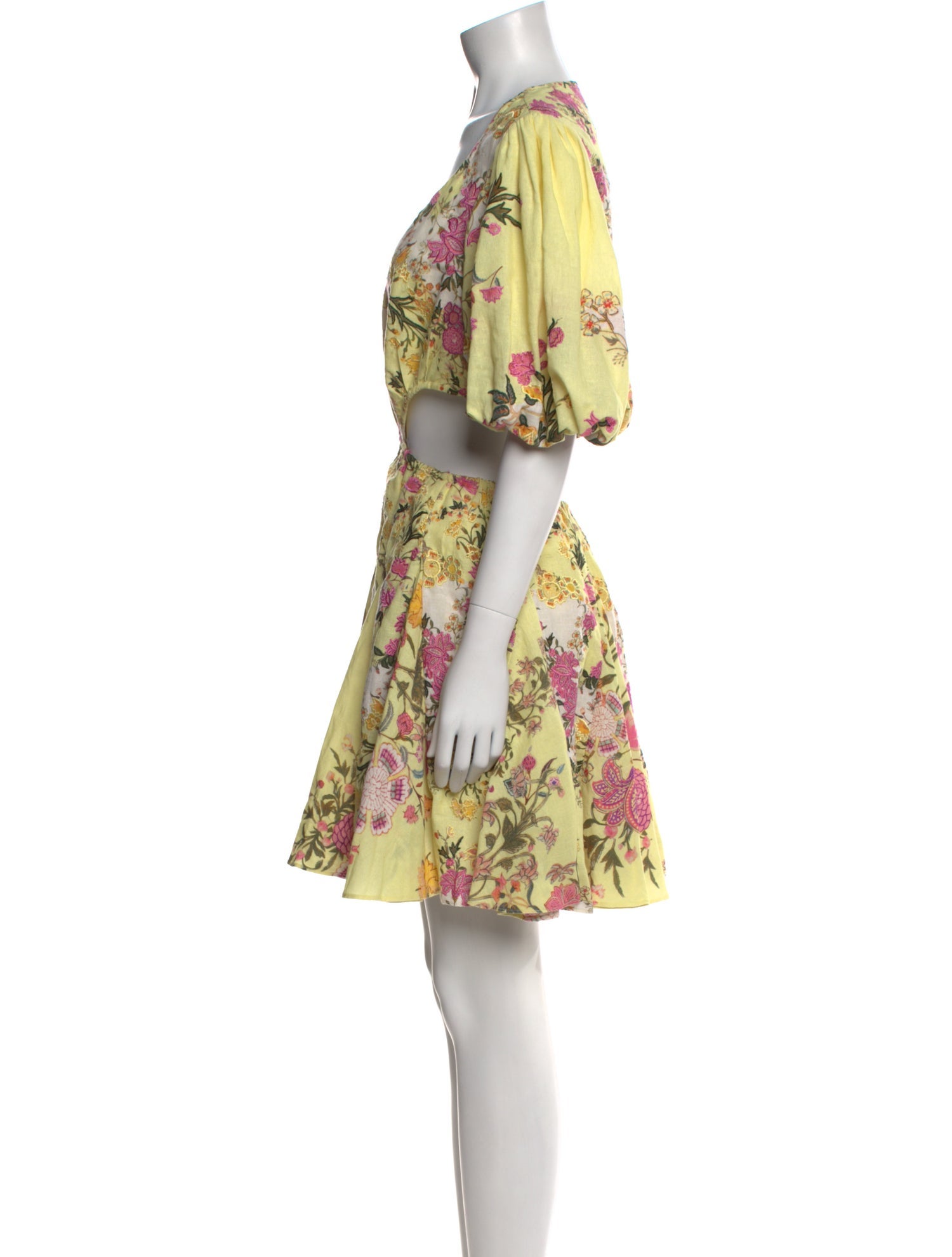 Hemant and Nandita Floral Print Mini Dress