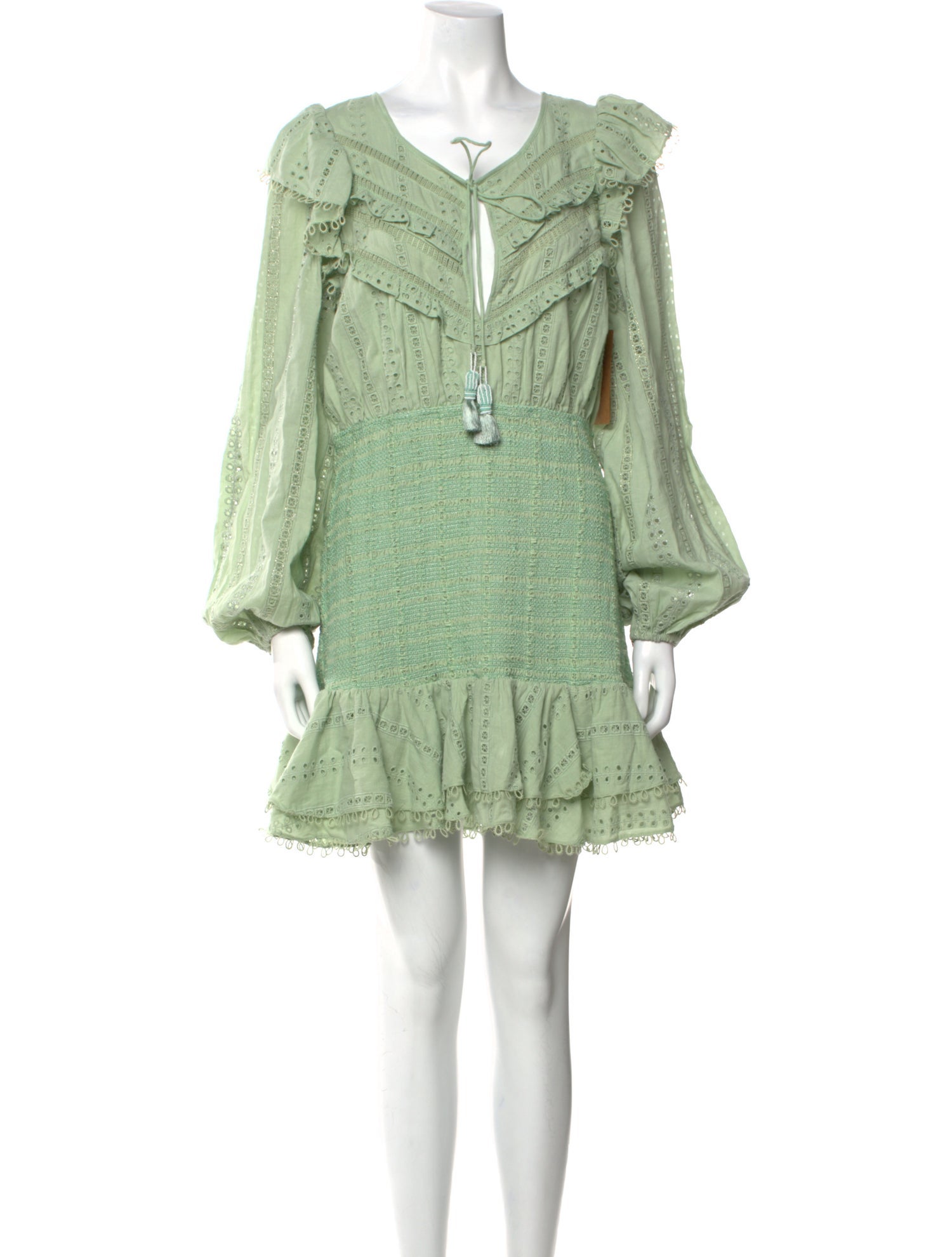 Hemant and Nandita V-Neck Mini Dress w/ Tags